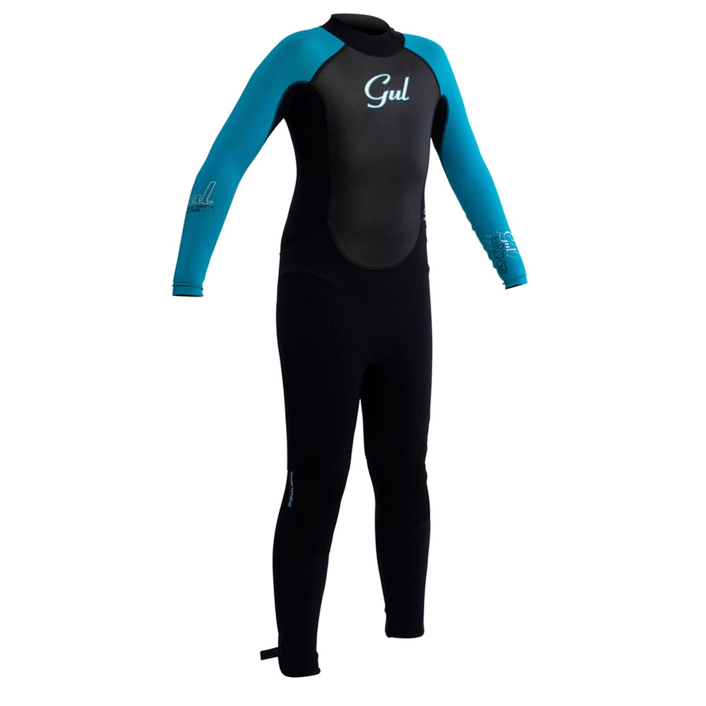 Réponse Gul Steamer 3 / 2Mm Juniors Filles Combinaison - Noir / Turq