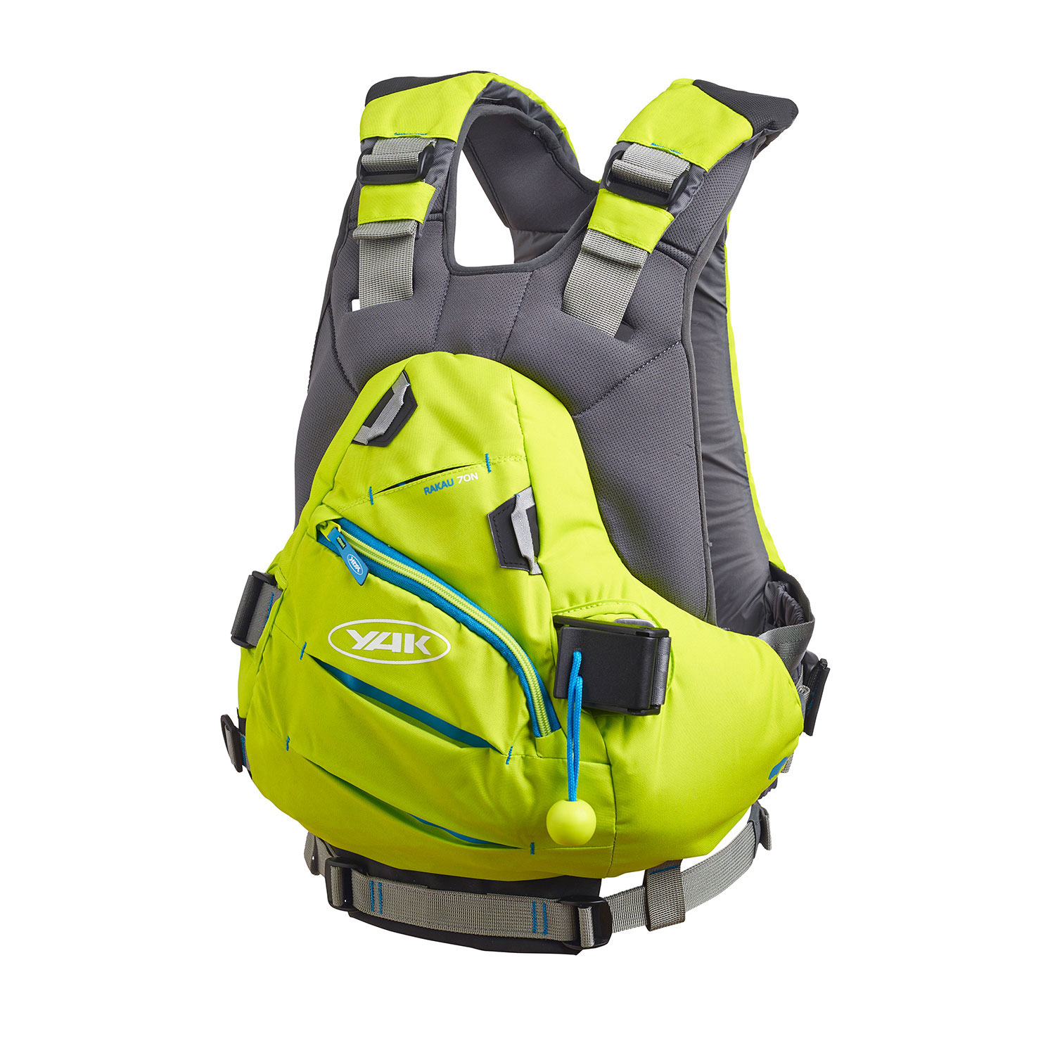 Yak Rakau 70N White Water Pfd Buoyancy Aid - Lime