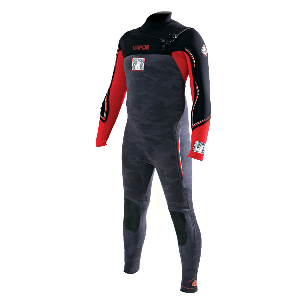 Body Glove Junior Slant 5 / 3Mm Chest Zip Wetsuit - Charbon Rouge Camo