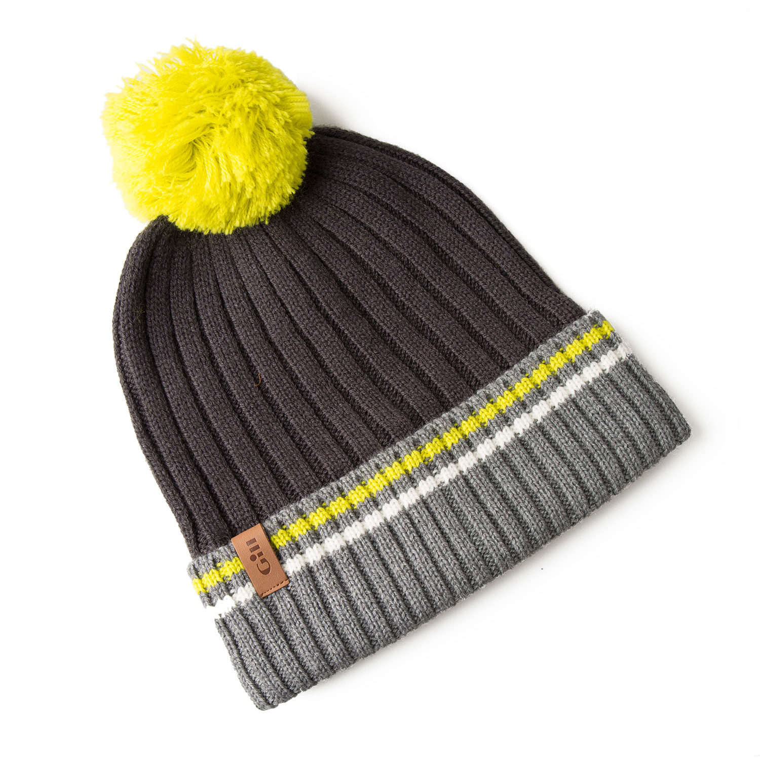 Gill Offshore Knit Beanie - Graphite / Lime