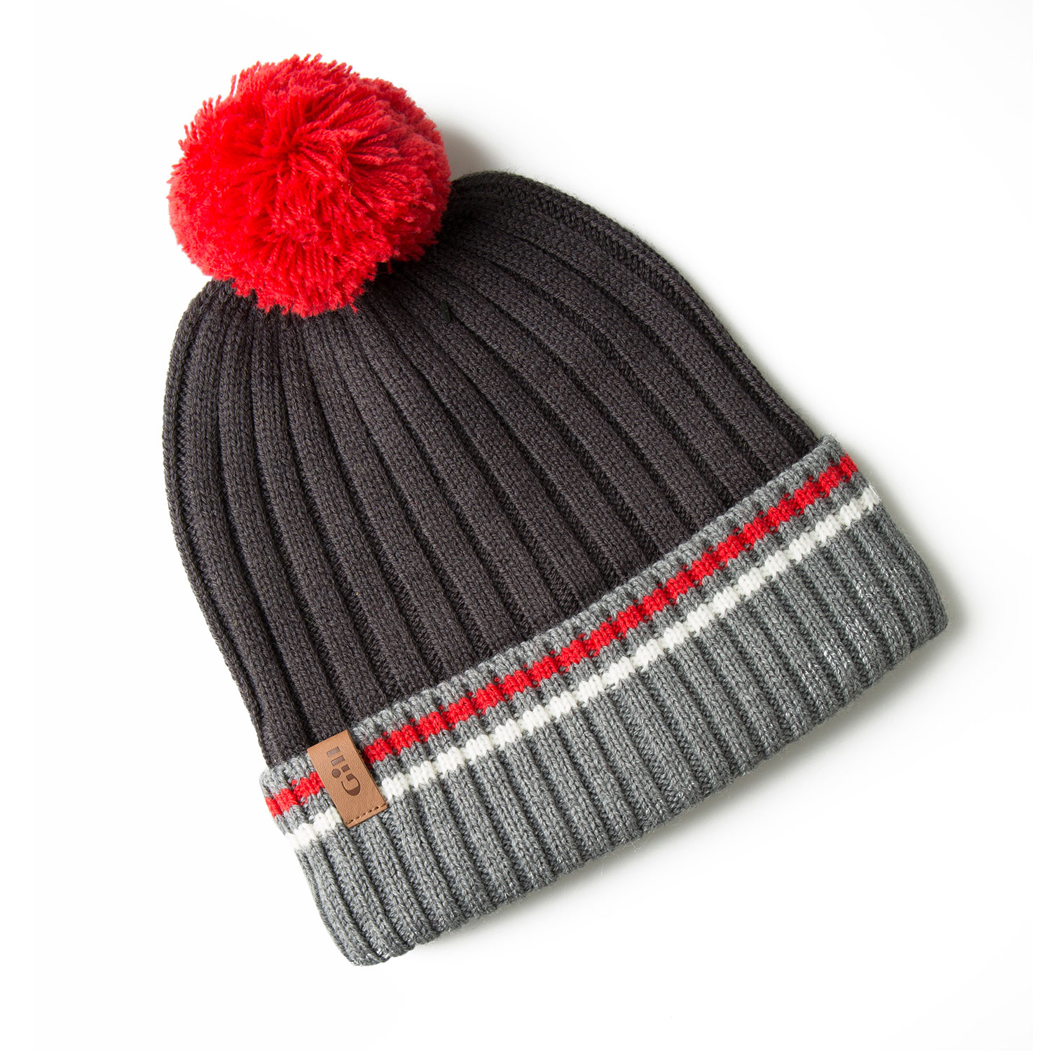 Gill Offshore Knit Beanie - Graphite / Rouge