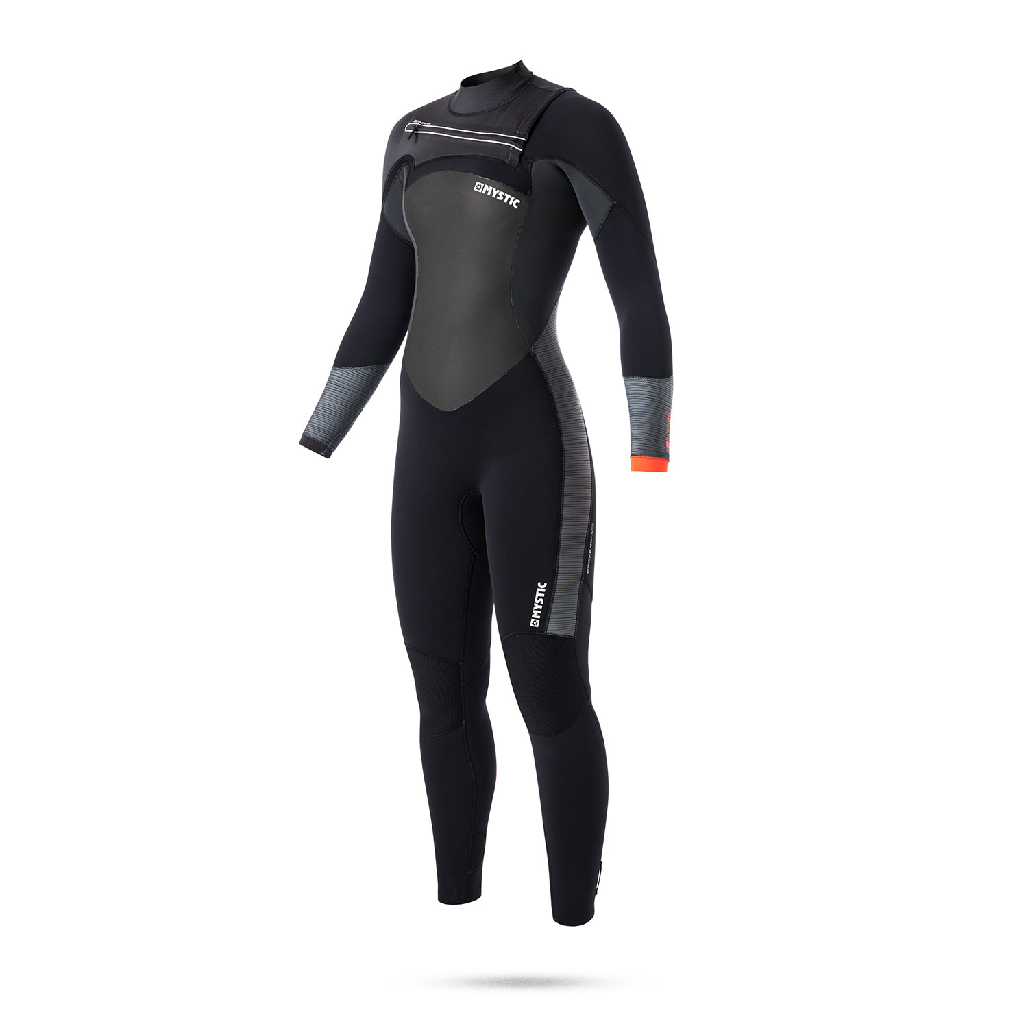 Mystic Womens Diva 3/2Mm Gbs Frontzip Wetsuit - Noir