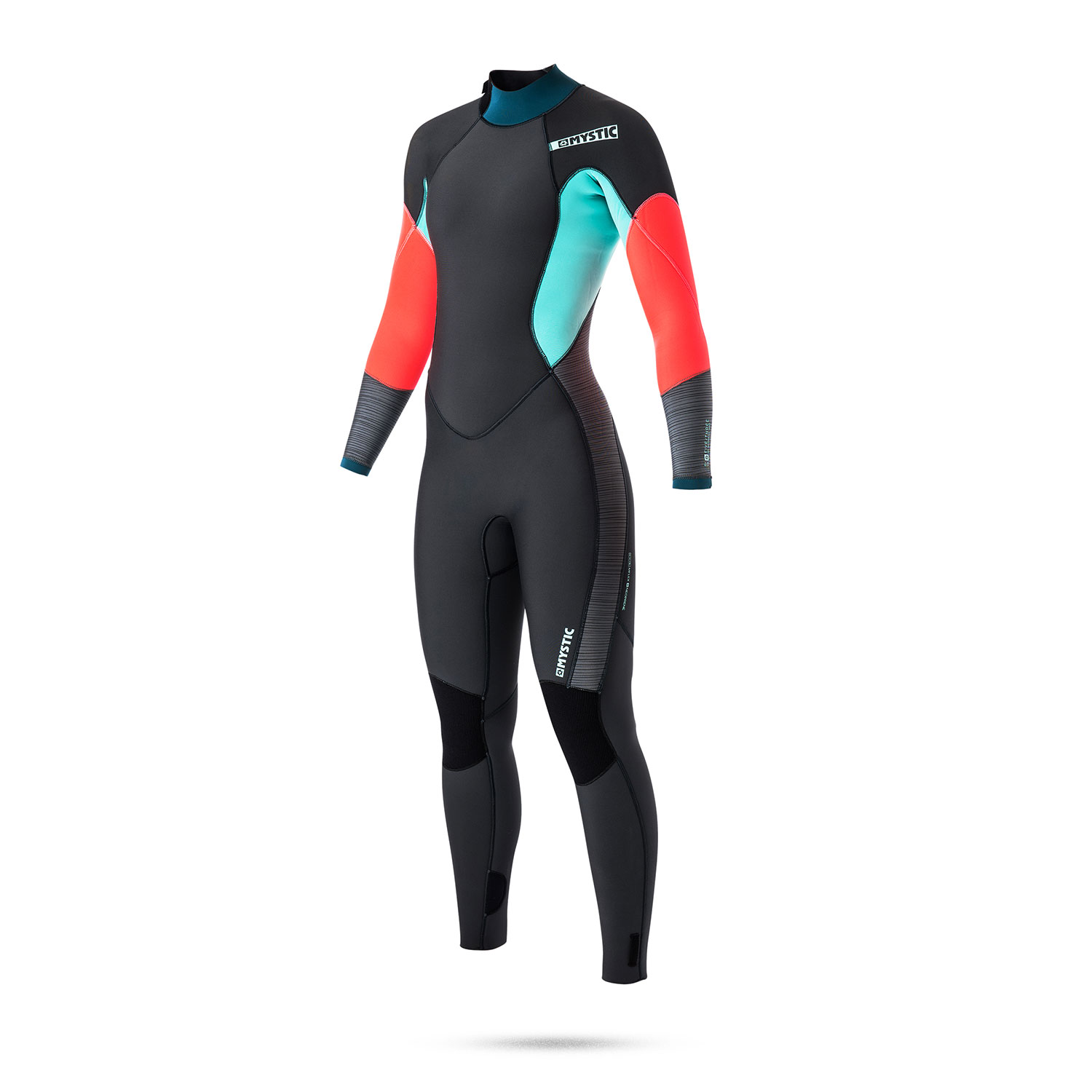 Mystic Womens Diva 3/2Mm Gbs Back-Zip Wetsuit - Teal