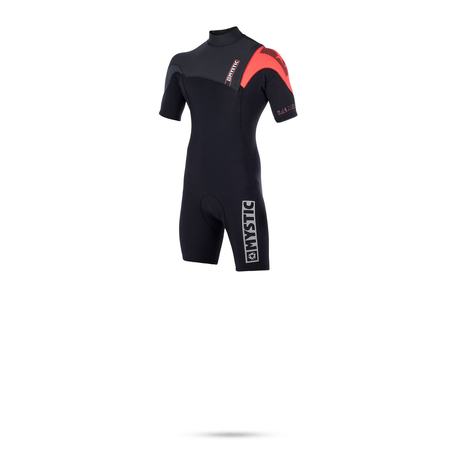 Mystic Majestic 3/2 Gbs Zipfree Shorty Wetsuit - Noir