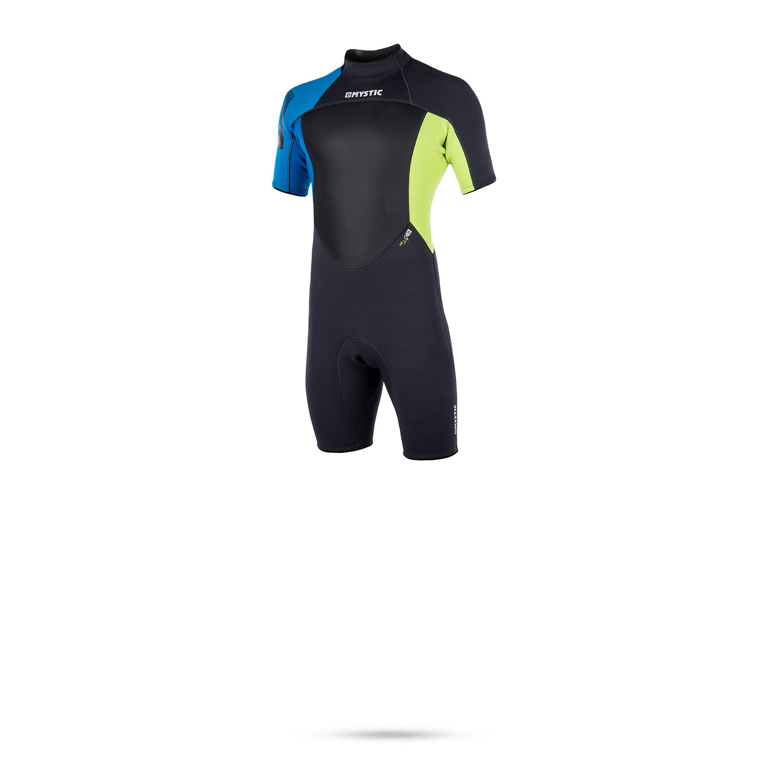 Mystic Star 3/2 Flatlock Shorty Wetsuit - Lime
