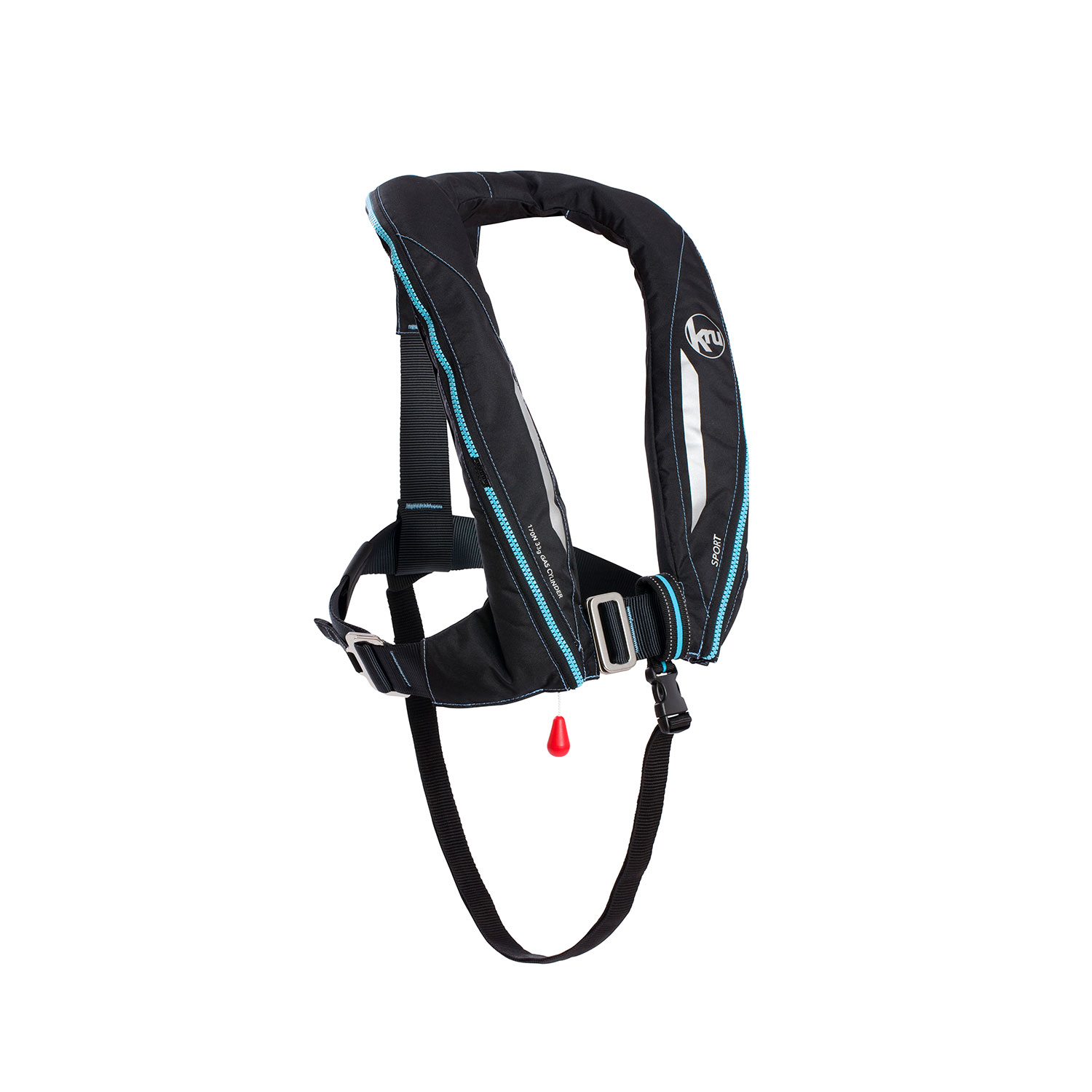 Gilet De Sauvetage Kru Sport 170N - Carbone