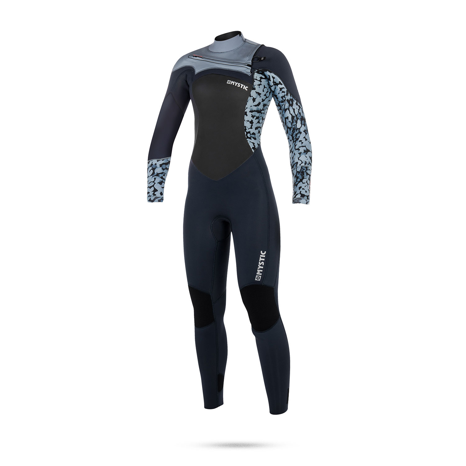 Mystic Womens Diva 4 / 3Mm Gbs Front-Zip Wetsuit - Gris
