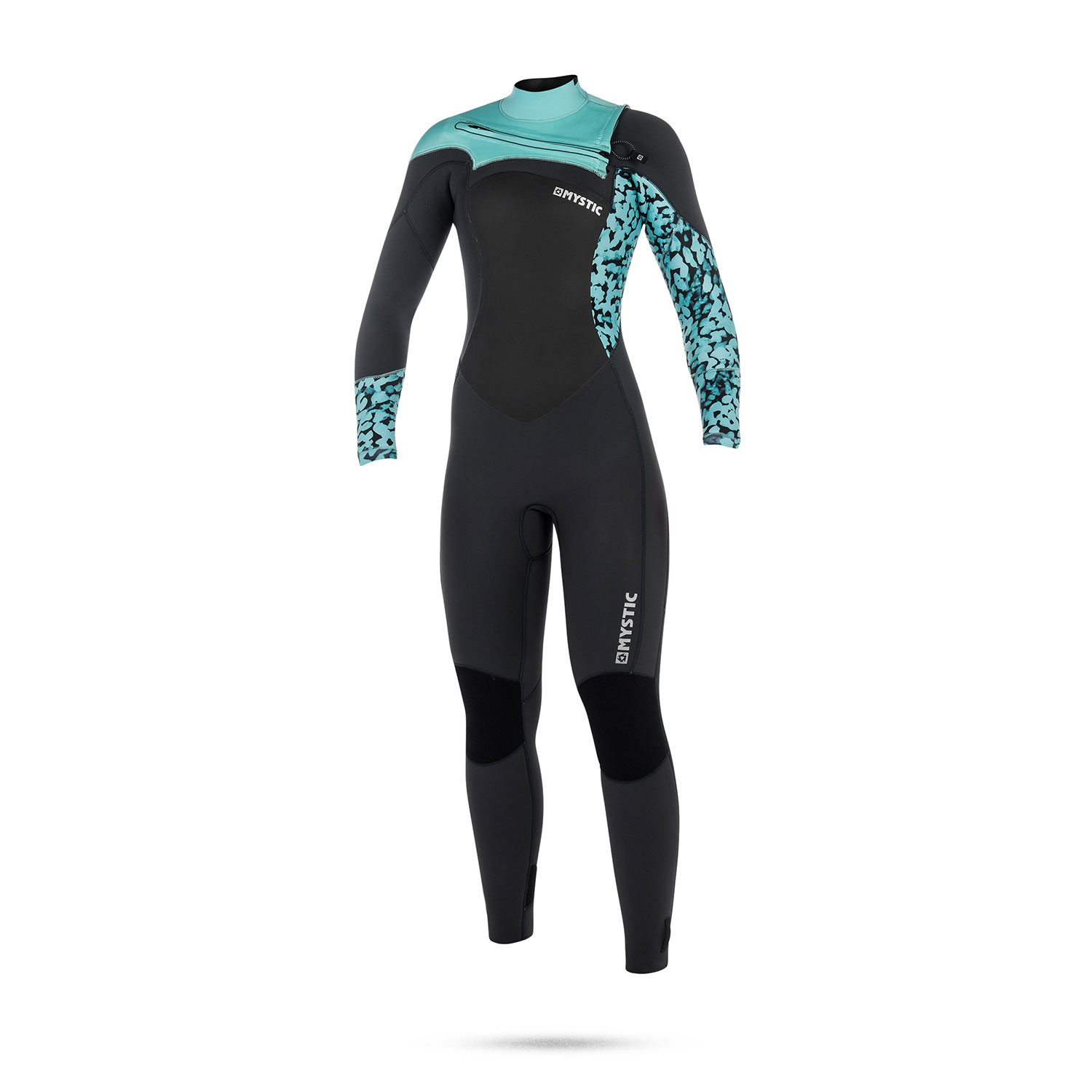 Mystic Womens Diva 5 / 3Mm Gbs Avant-Zip Wetsuit - Gris