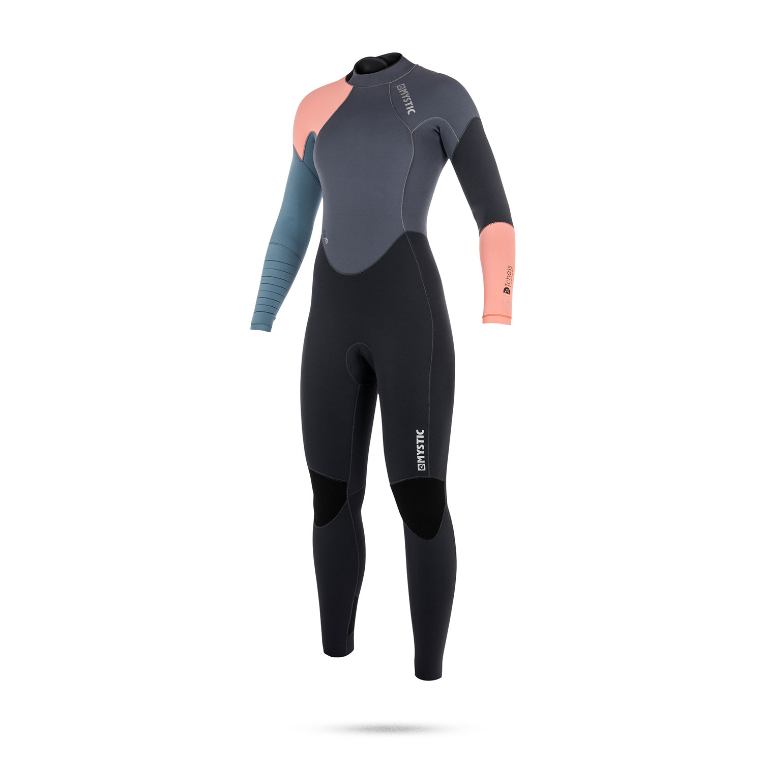 Mystic Womens Dutchess 5 / 4Mm Gbs Backzip Wetsuit - Pewter
