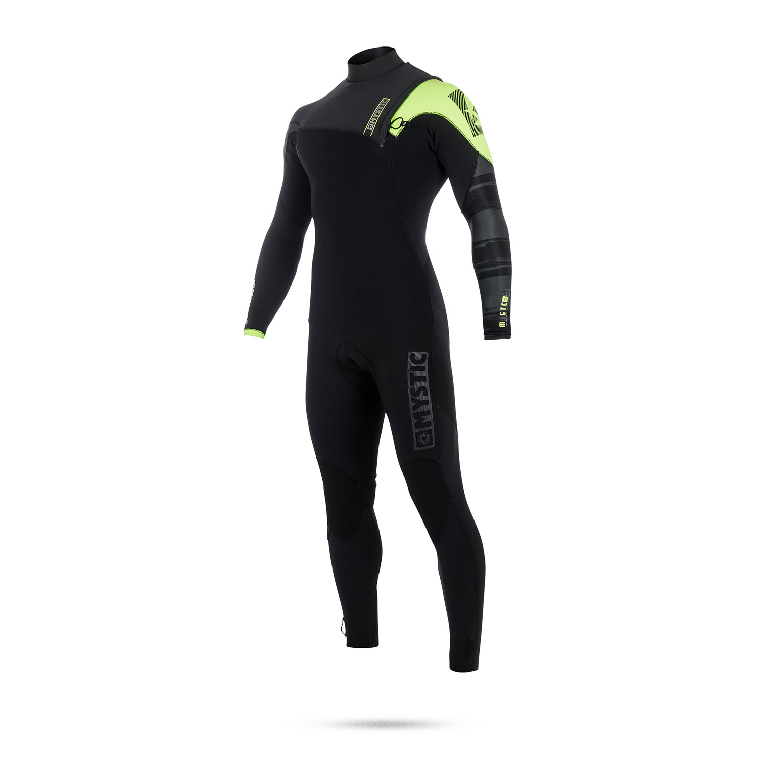 Mystic Majestic 4/3 Gbs Zipfree Combinaison - Noir / Lime
