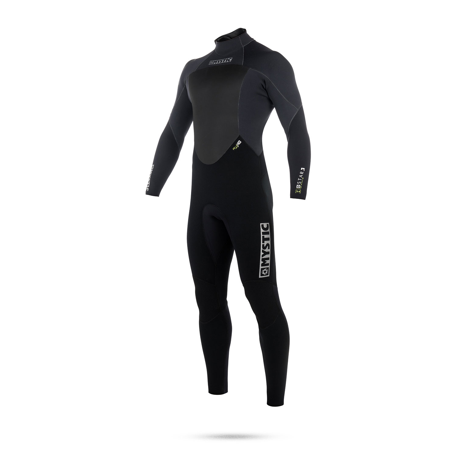 Mystic Star 5/4 Gbs Back Zip Combinaison - Noir