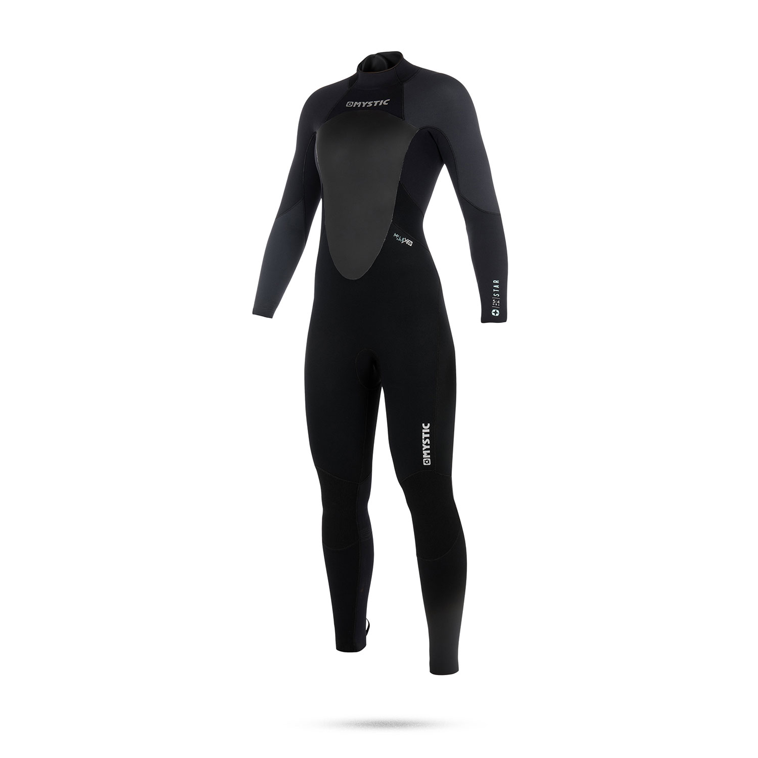 Mystic Womens Star 3 / 2Mm Gbs Backzip Wetsuit - Noir / Gris