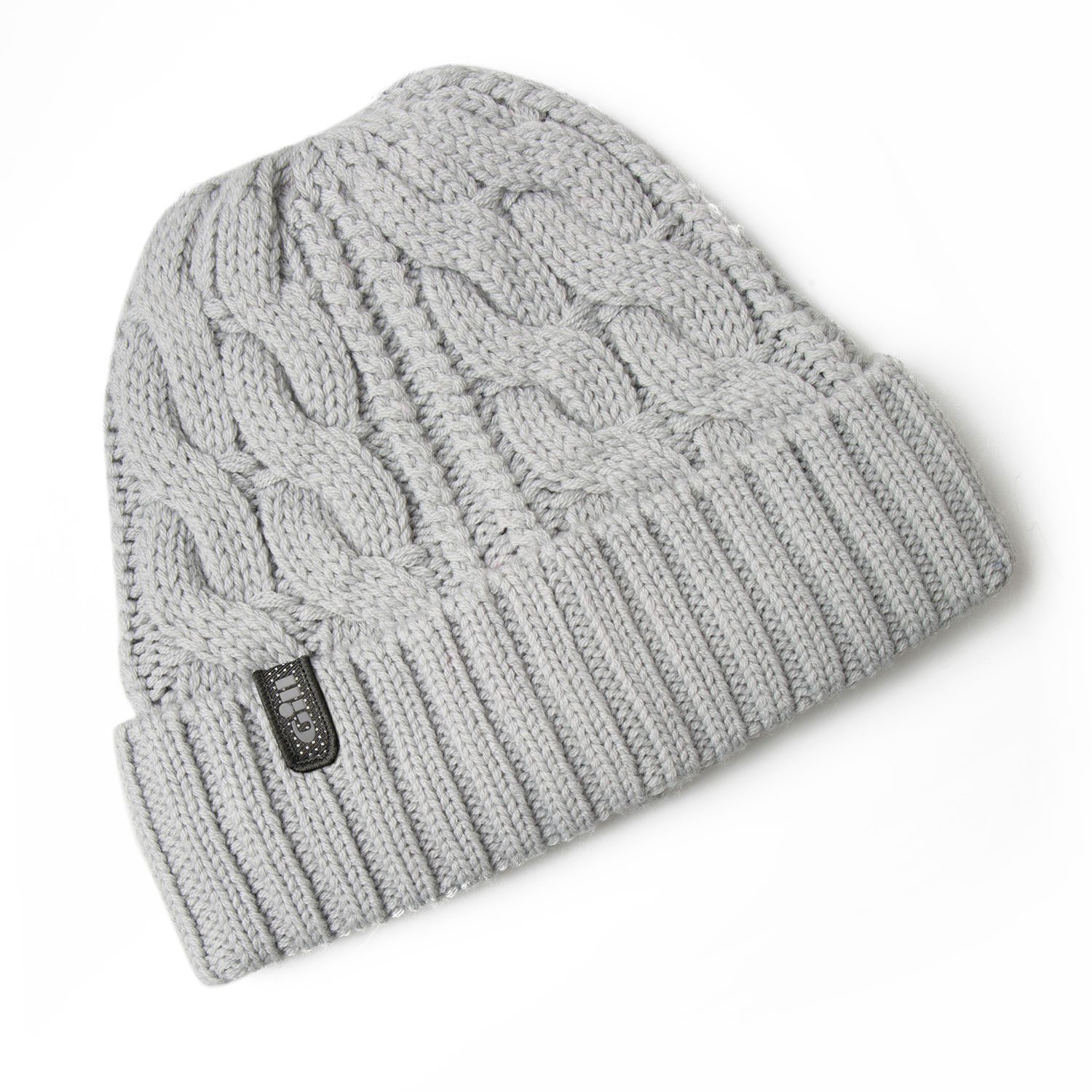 Bonnet En Tricot Gill Cable - Gris Moyen