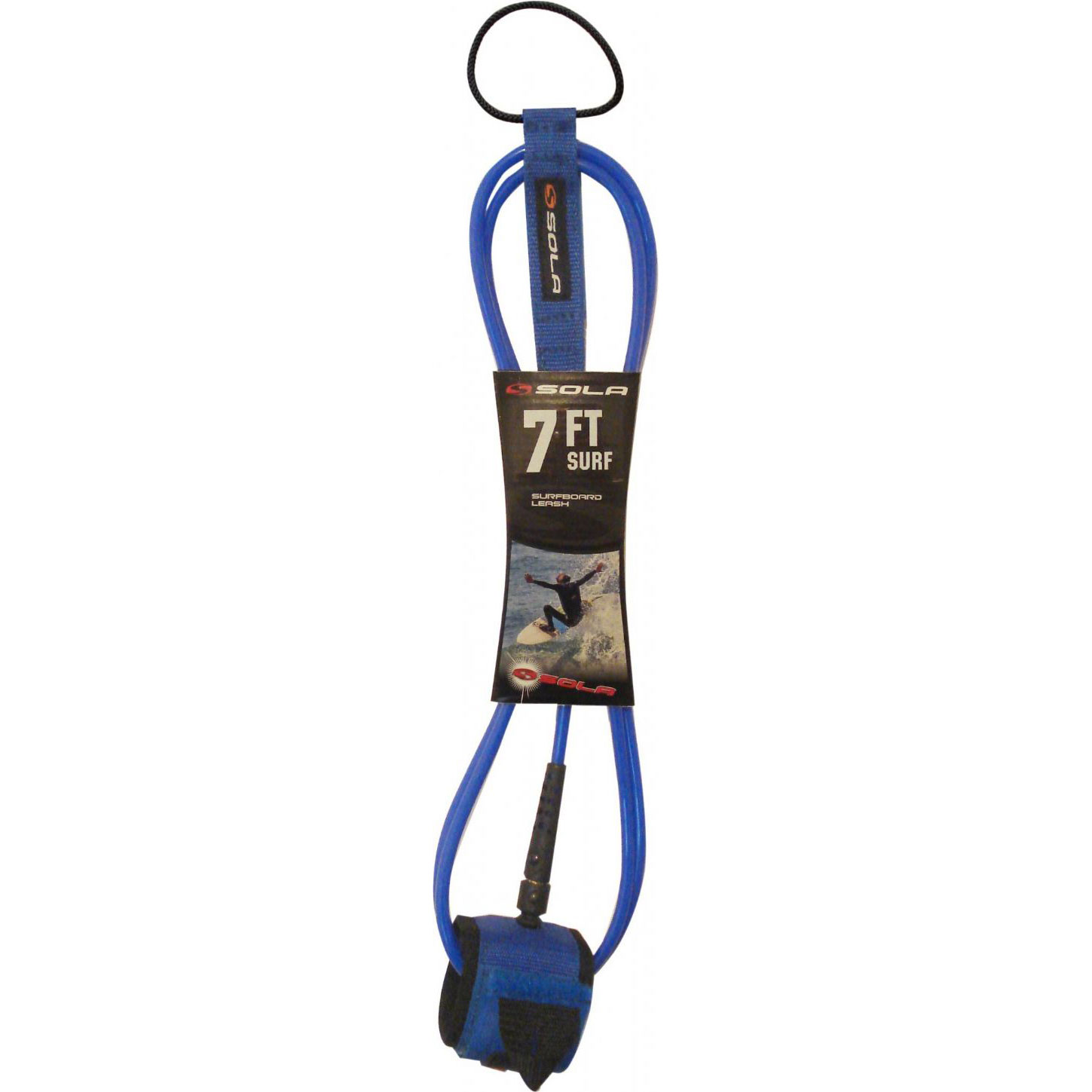 Leash De Planche De Surf Sola 7Ft X 7Mm - Bleu