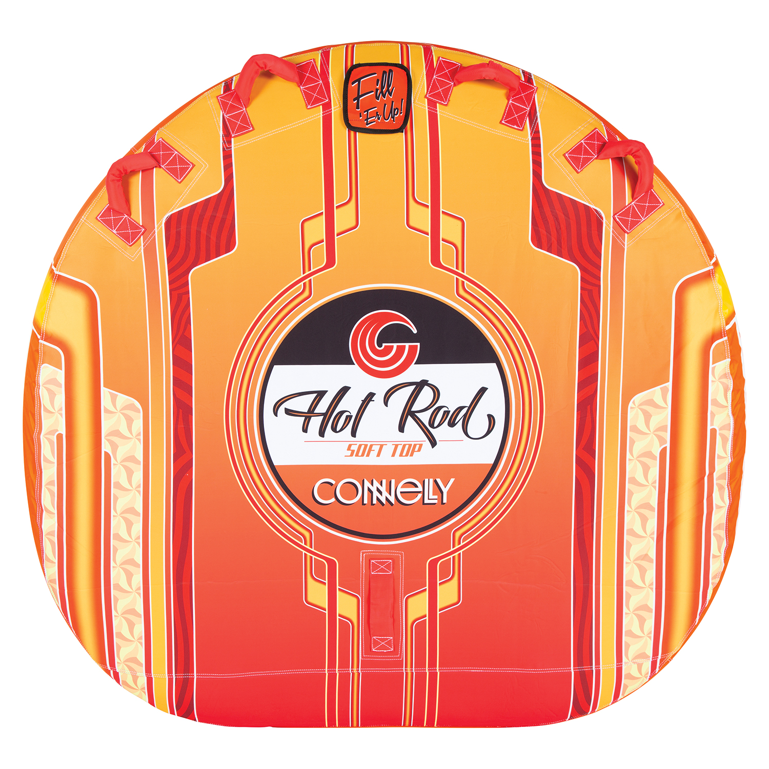 Connelly Hot Rod 2 Rider Ultra-Plush Concave Deck Tube - Orange