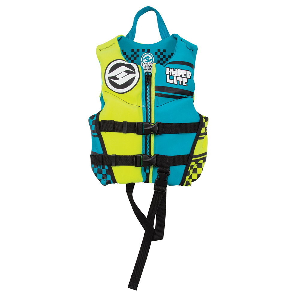 Gilet De Wakeboard Indy D'hyperlite Pour Enfants - Jaune Flouro