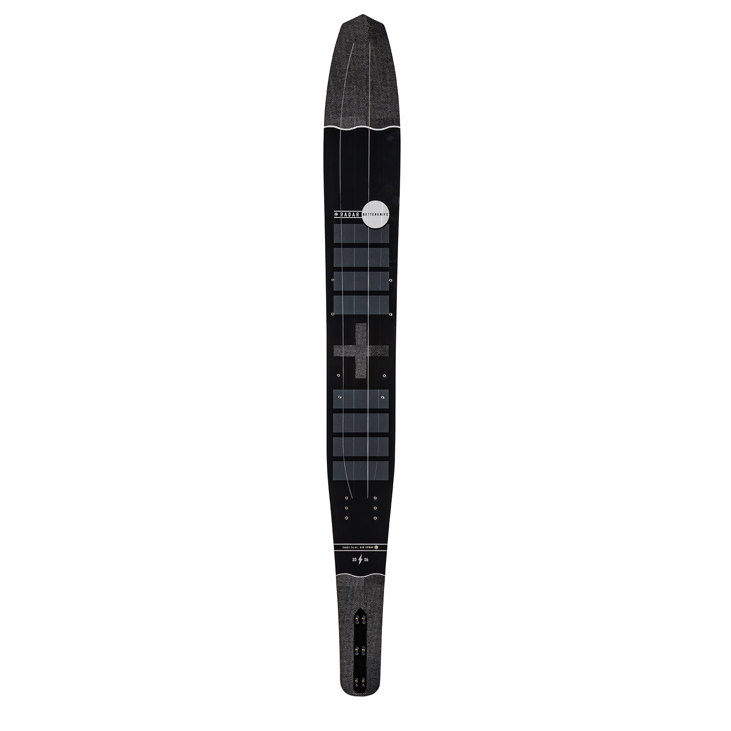 Ski Nautique Radar Butter Knife - Noir / Gris / Orange