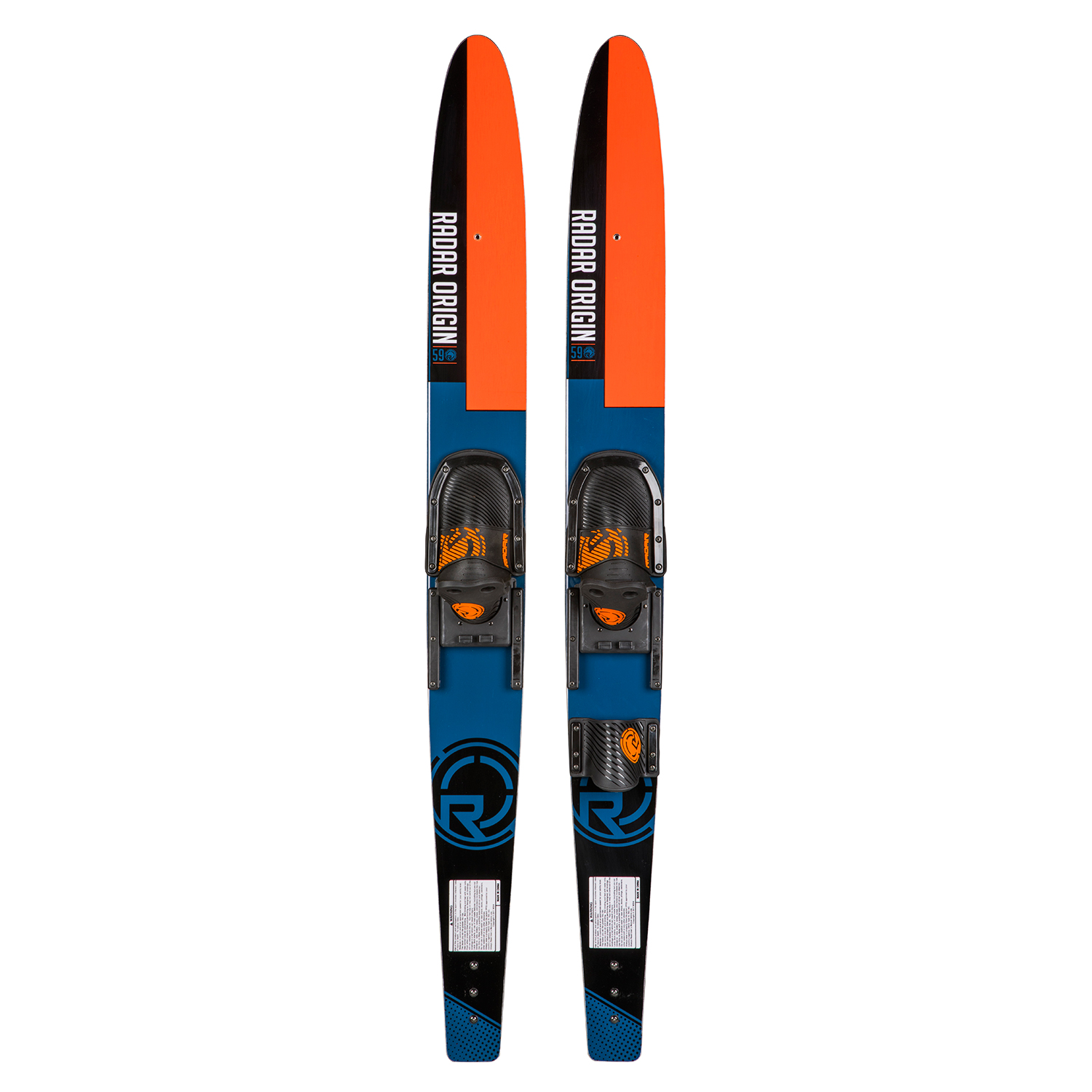Skis Nautiques Combinés D'origine Radar Avec Fixations Réglables En Fer À Cheval