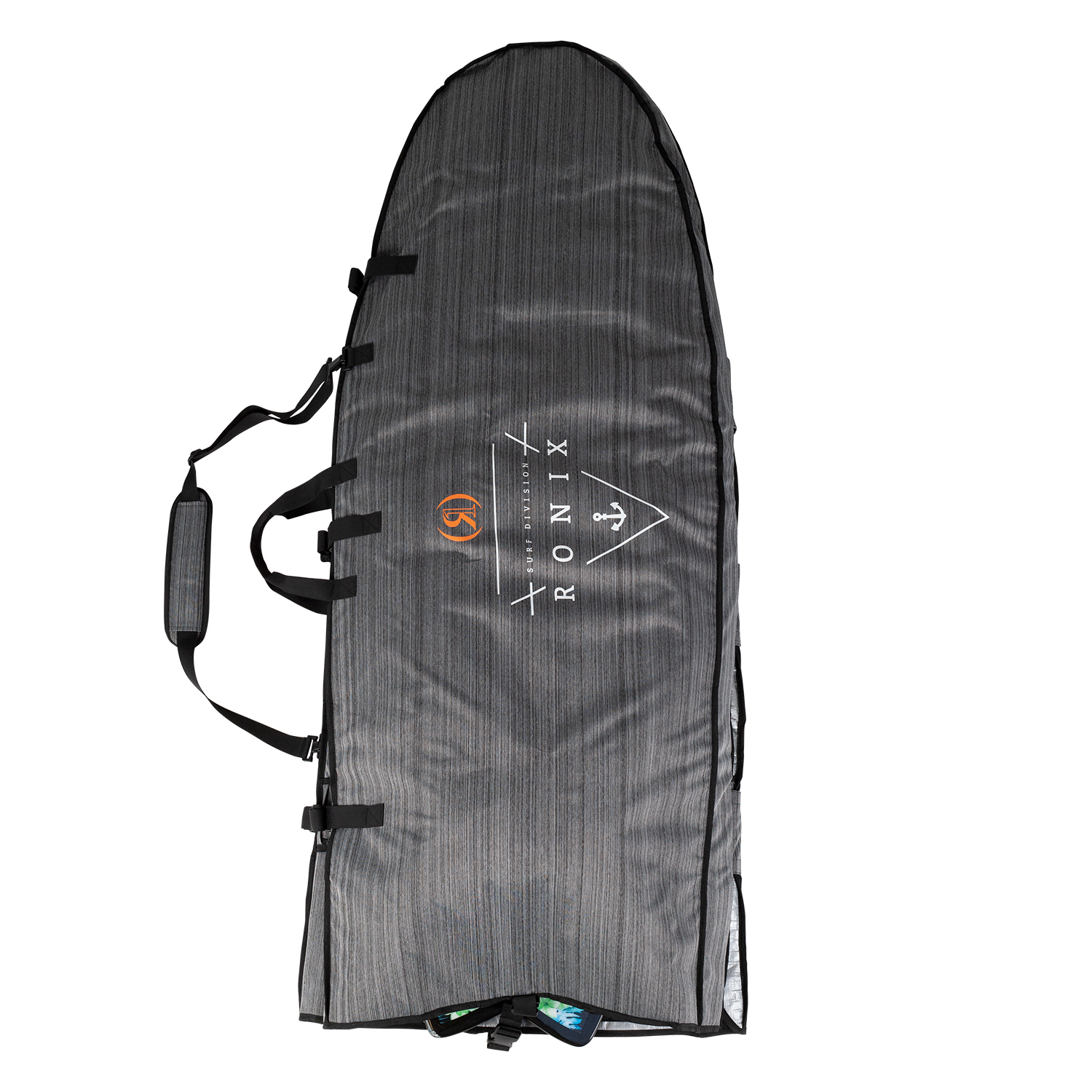 Rack De Planche De Surf 4 Pièces Rembourré Et Recouvert De Bimini Ronix - Chiné / Orange