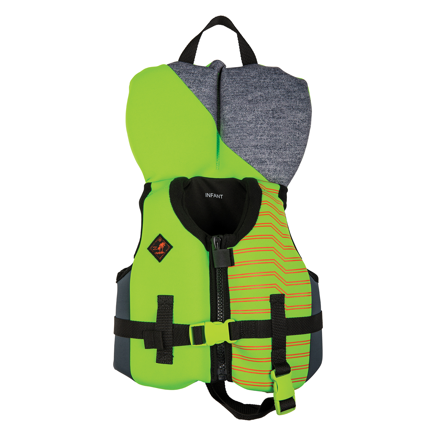 Gilet Ronix Boys Vision Wake - Citron Vert/noir