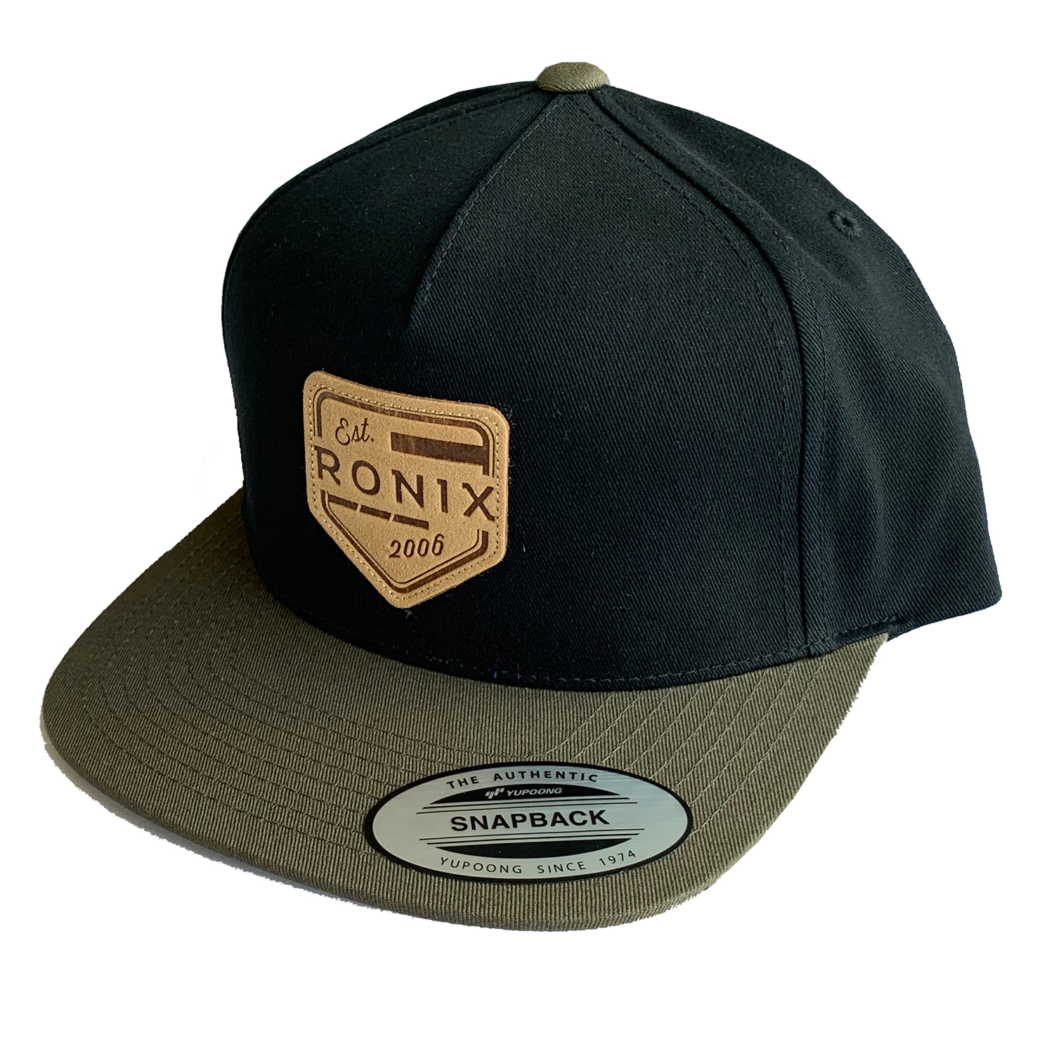 Chapeau Ronix Forester À 5 Panneaux Et Boutons-Pression - Noir / Vert