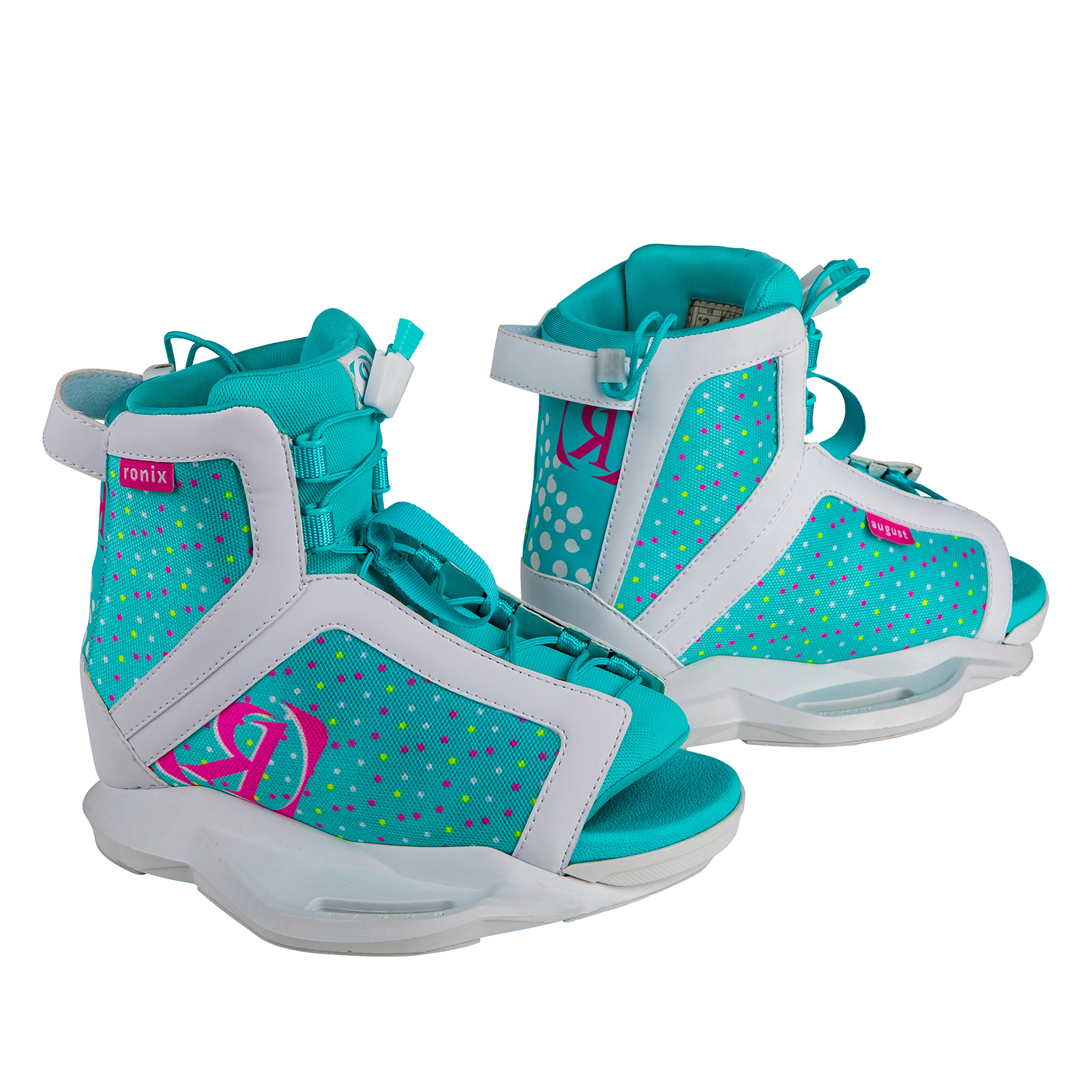 Botte De Wakeboard Août Pour Fille Ronix - Orchidée Blanche / Rose / Bleue
