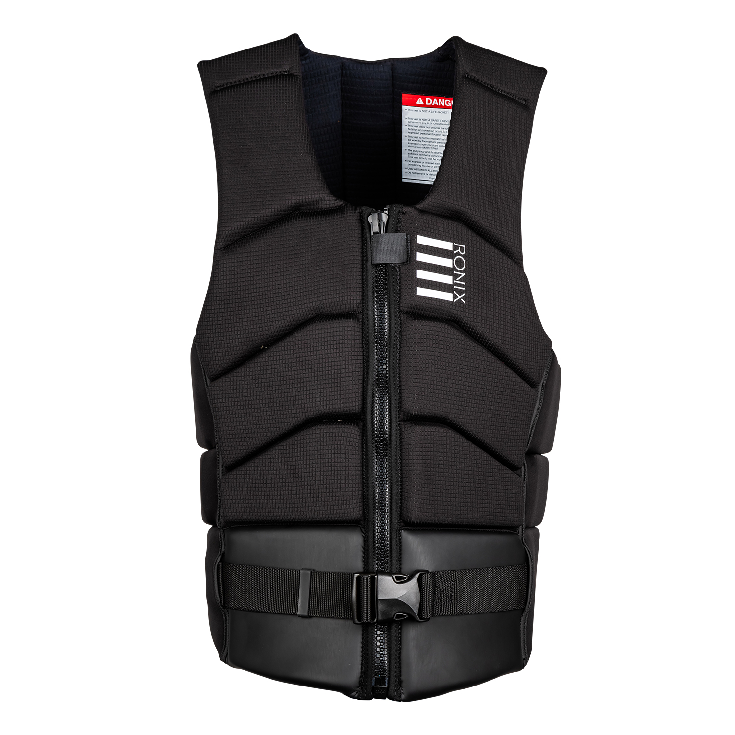 Gilet Wake Impact En Mousse Ronix Kinetik Armour - Noir / Blanc