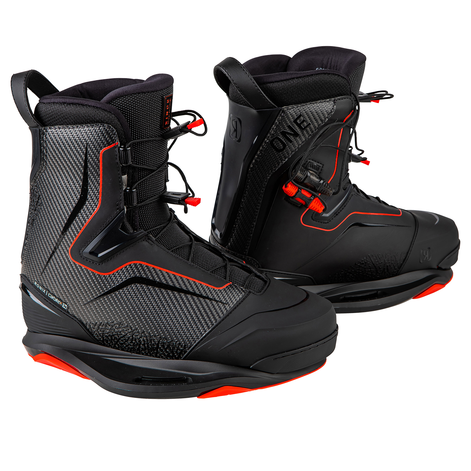 Botte De Wakeboard Intuition Ronix One Boot - Carbitex / Rouge