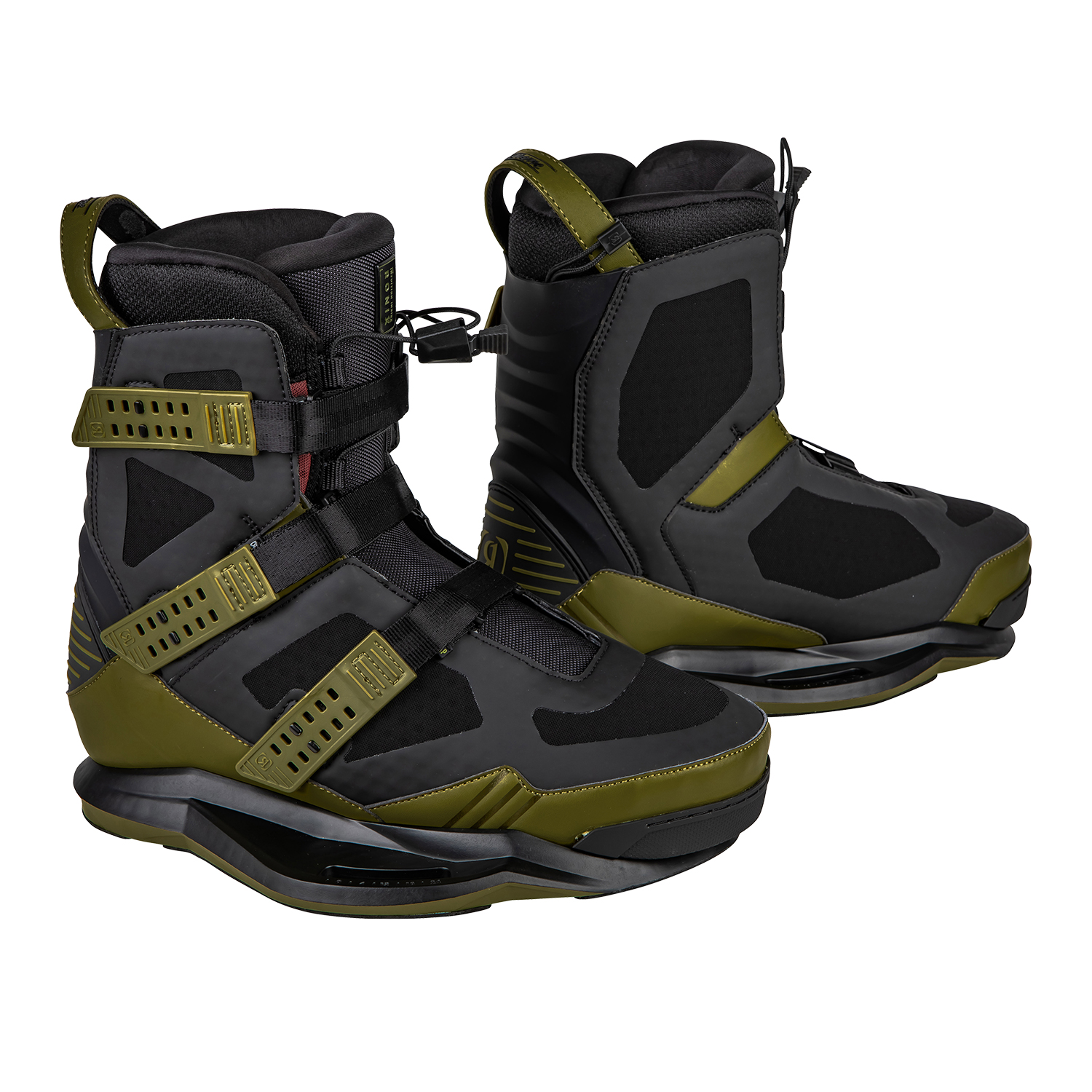 Botte De Wakeboard Intuition Ronix Suprem Exp - Olive / Rouge