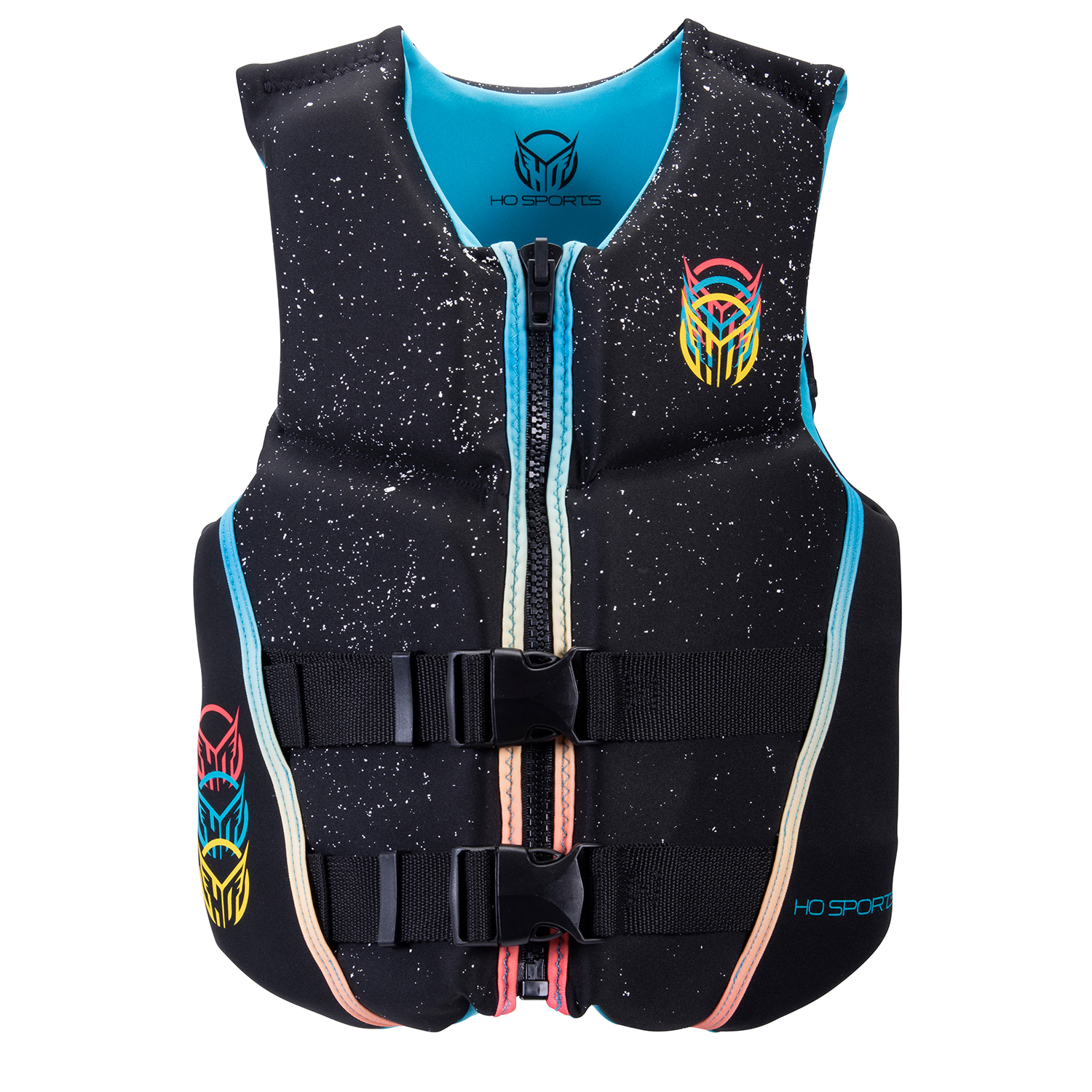 Gilet De Ski Nautique Junior Pursuit Neo Ho Sports - Noir