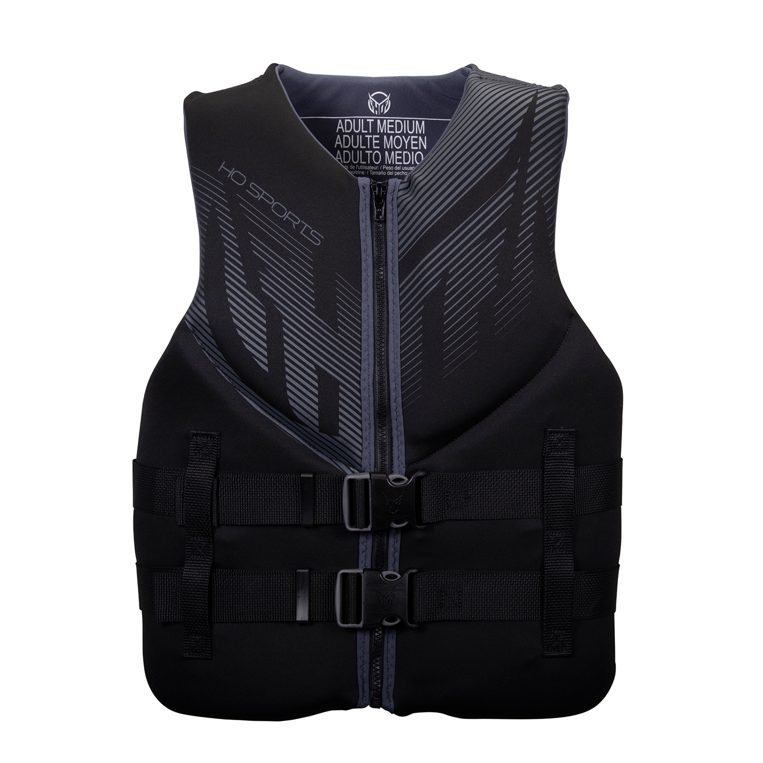 Gilet De Ski Nautique Ho Sports Pursuit Neo - Noir / Gris