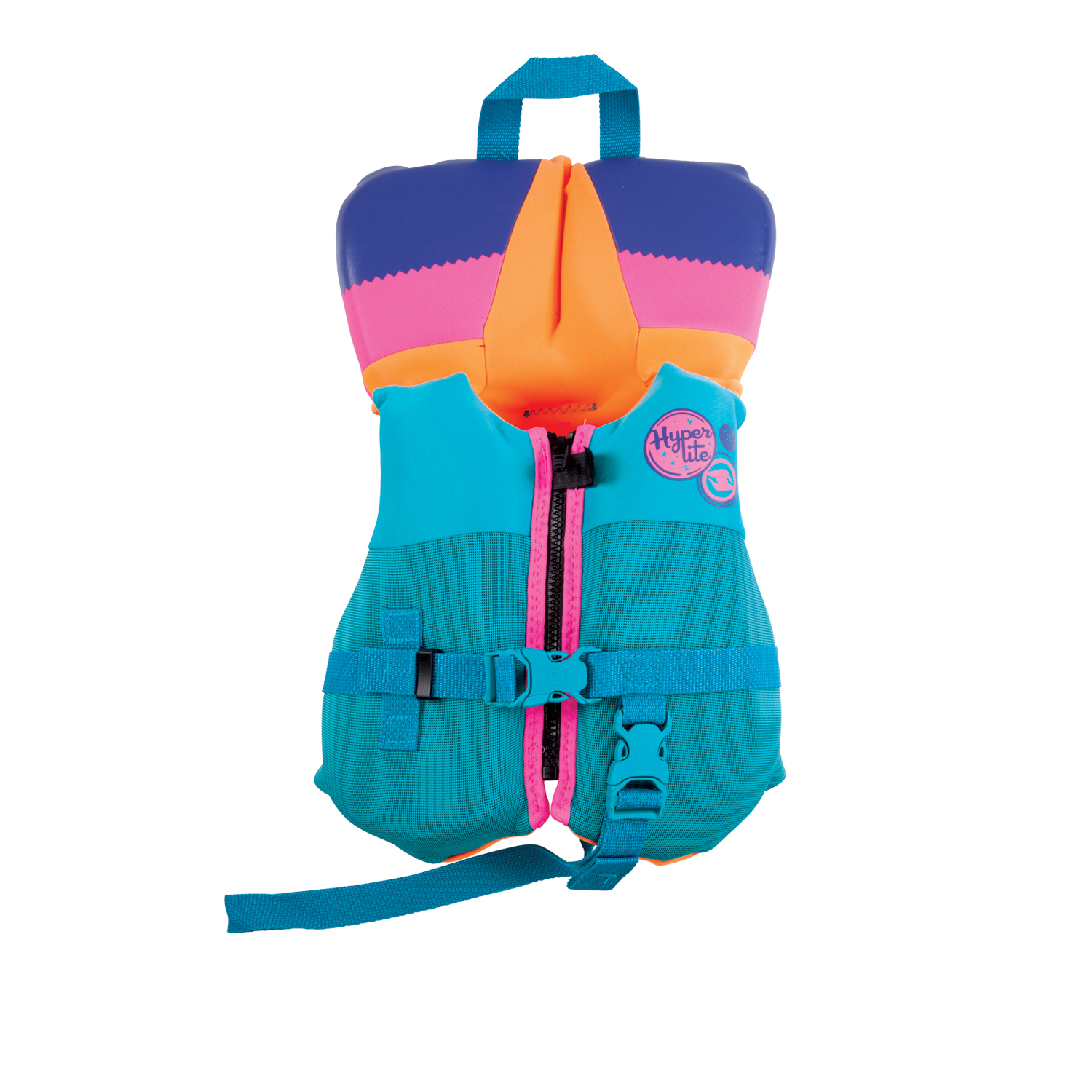 Gilet Wakeboard Indy Cga Hyperlite Pour Filles - Rose / Sarcelle