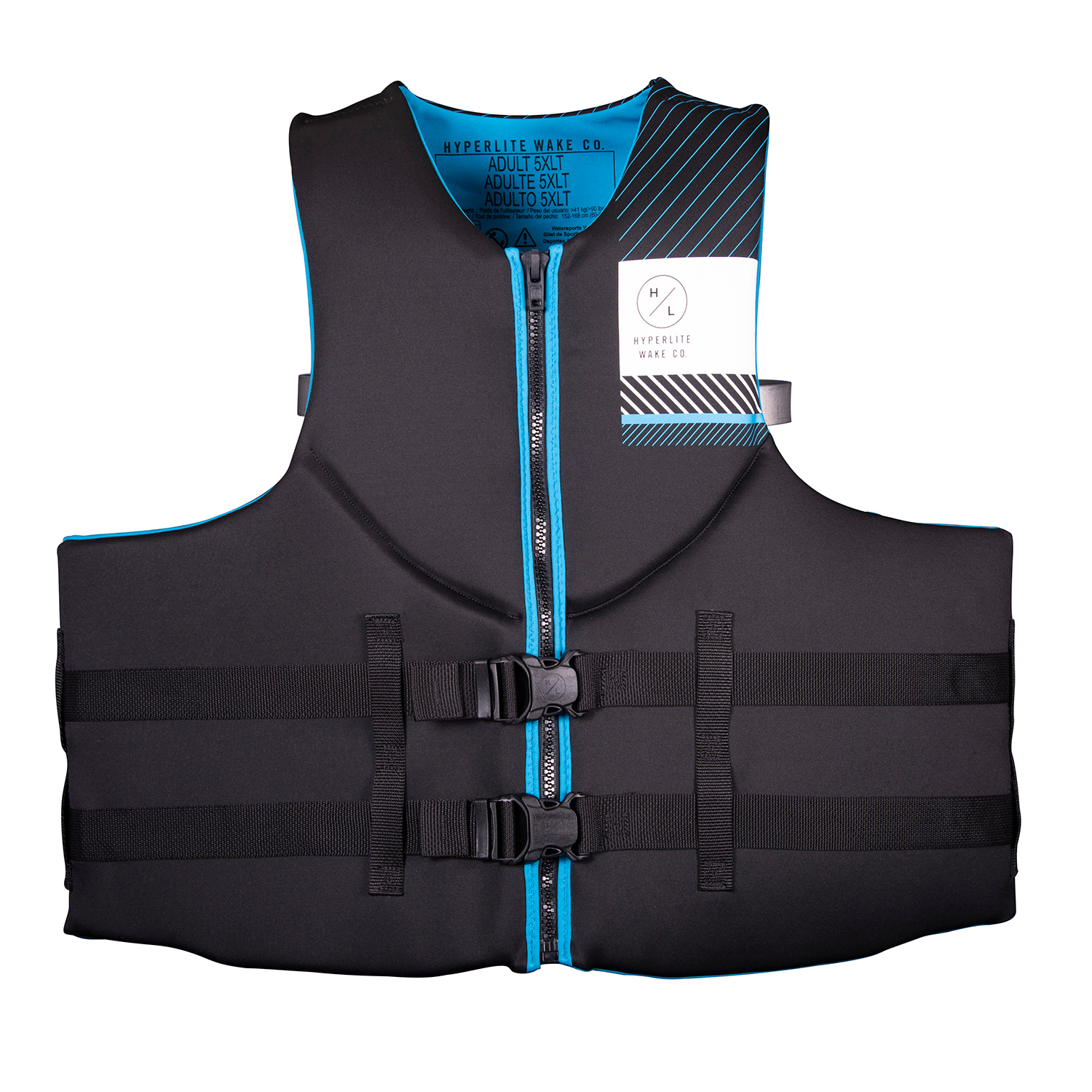 Gilet De Sauvetage En Néoprène Indy Big & Tall Hyperlite Pour Hommes - Noir / Bleu