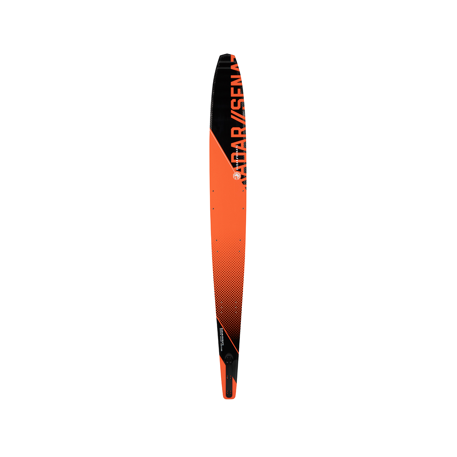 Ski Nautique En Alliage Radar Sénat - Orange / Noir / Carbone