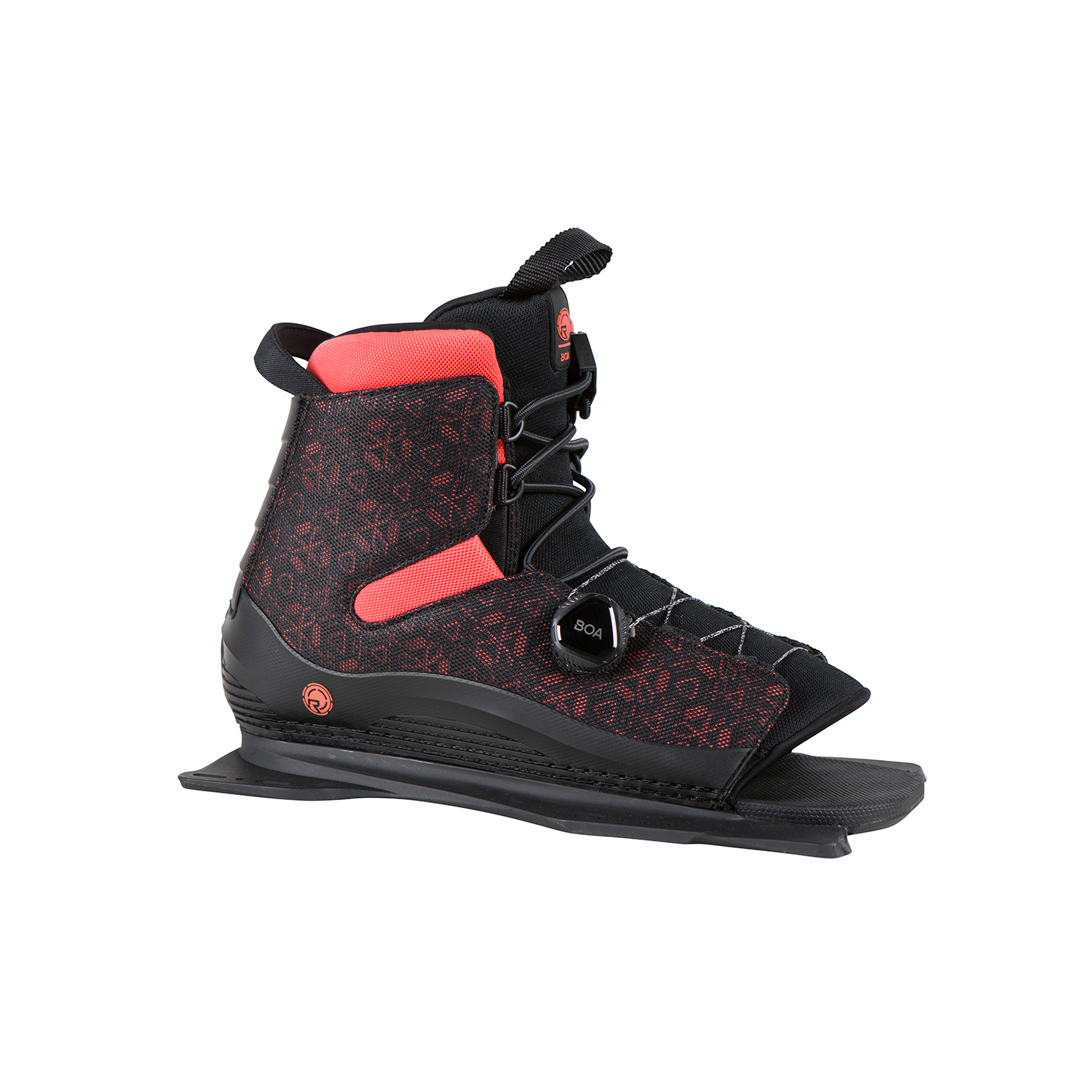 Radar Skis Femmes Lyric Boa Boot Front Feather Frame - Noir / Corail