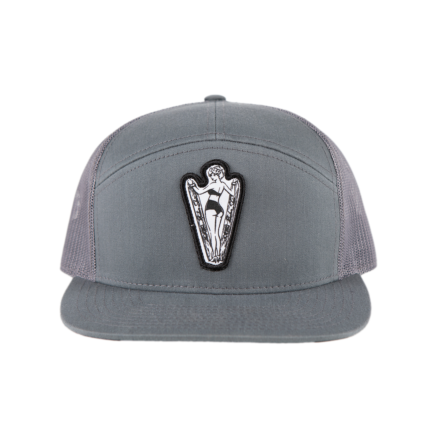 Casquette Snapback Radar Vintage Pin-Up - Gris