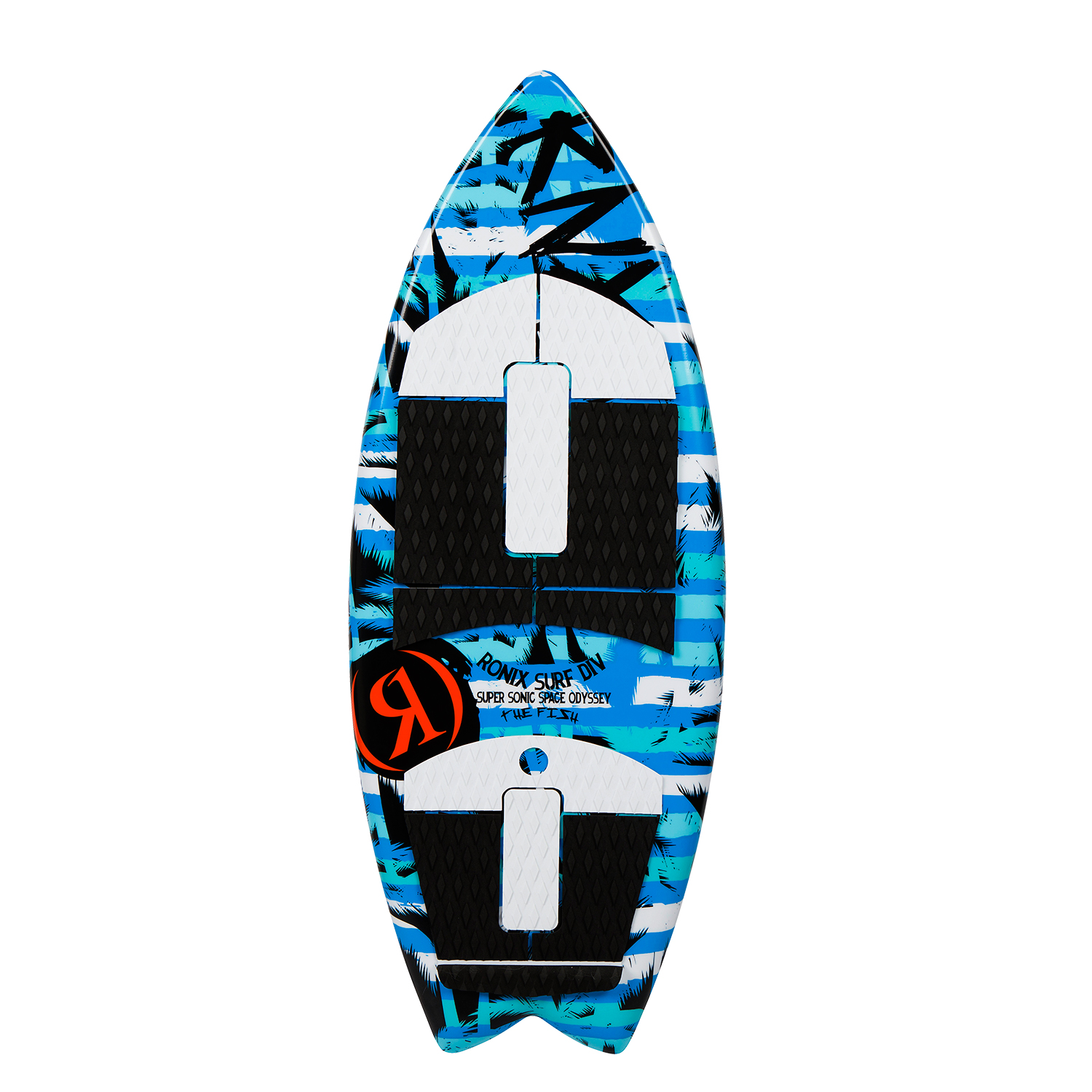 Ronix Boys Super Sonic Space Odyssey Fish Surfer - Bleu / Blanc / Noir