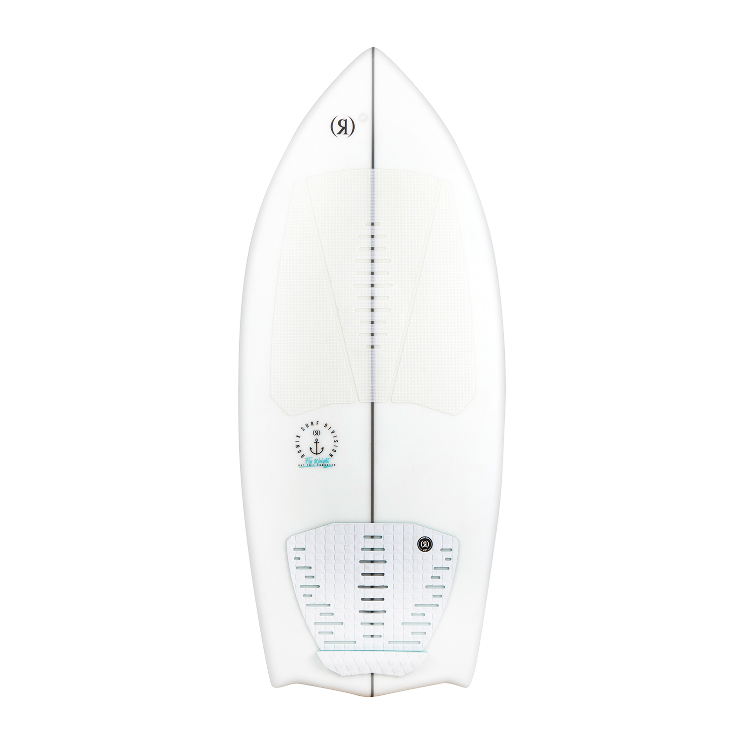Surfer Hybride Ronix Flyweight Bat Tail - Blanc / Azur