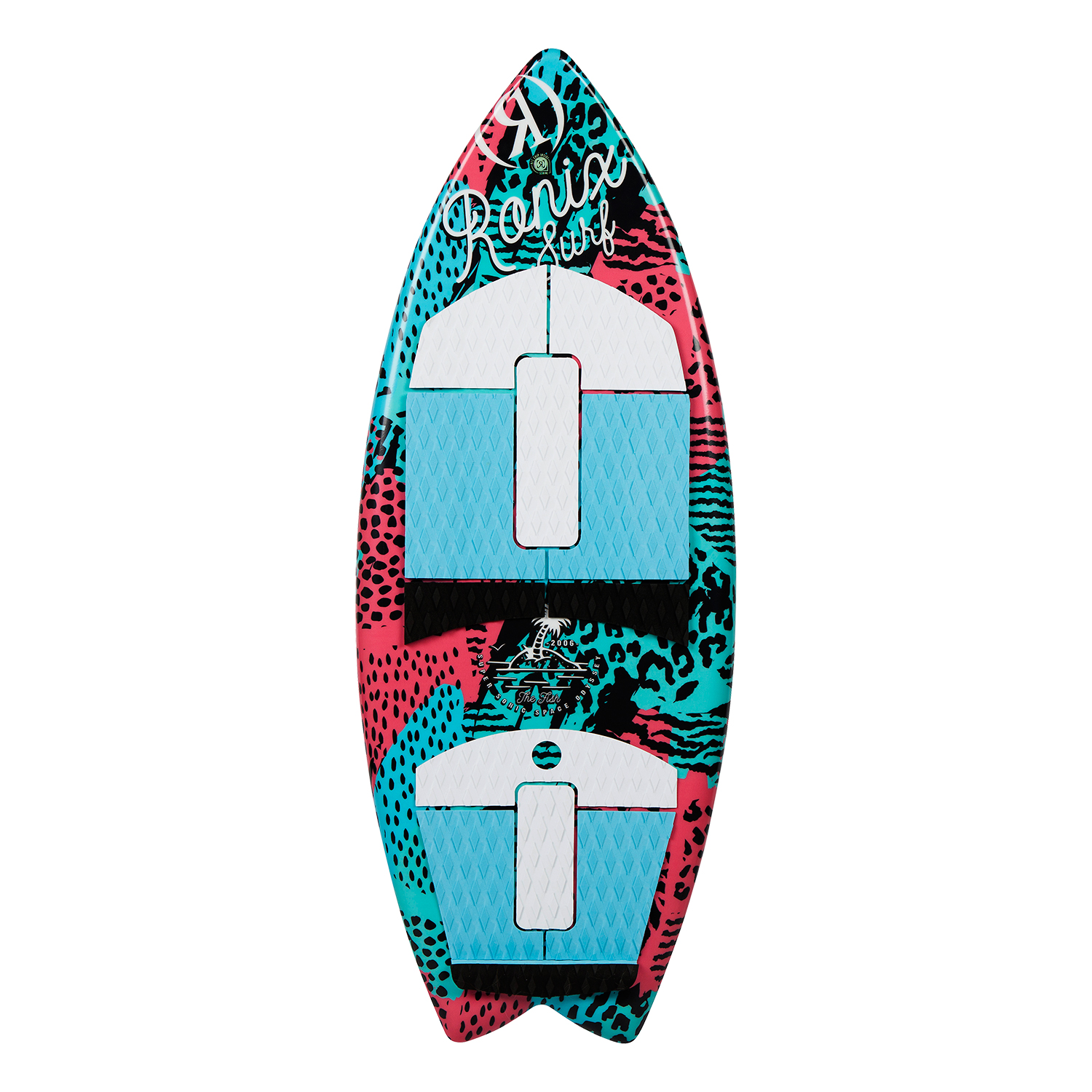 Surfeur De Poissons Super Sonic Space Odyssey Pour Filles Ronix - Corail / Menthe / Noir
