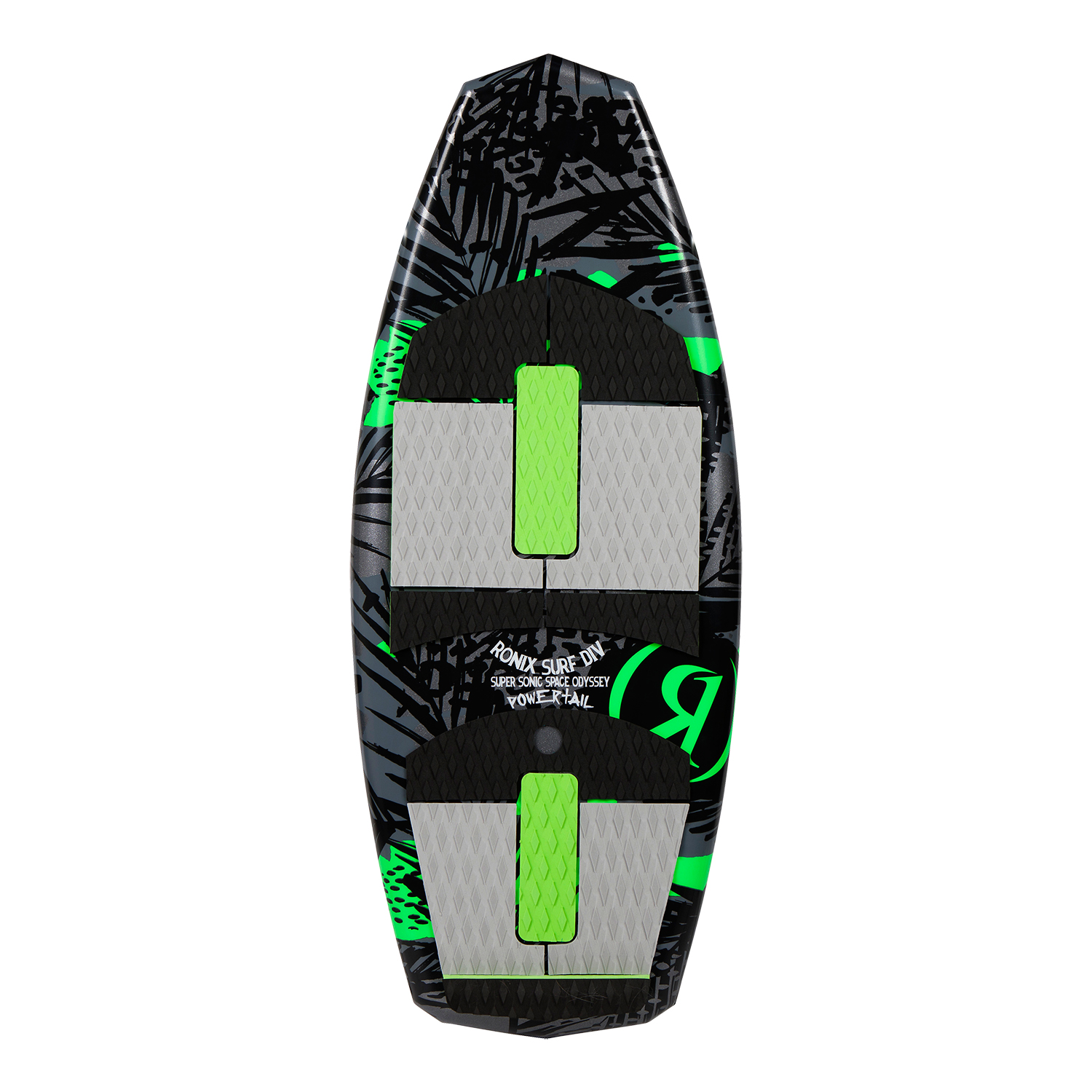 Ronix Kids Super Sonic Space Odyssey Powertail Surfer - Noir / Vert