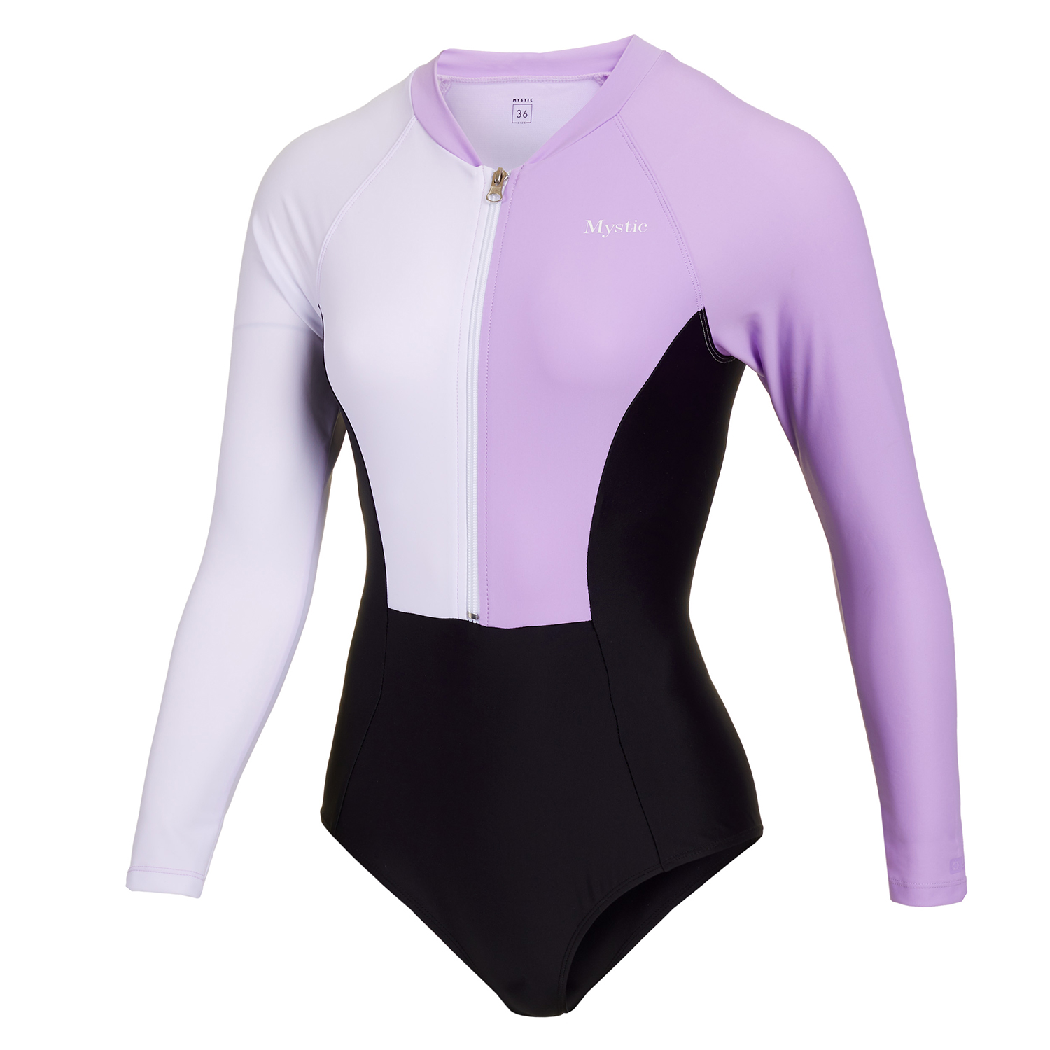 Mystic Womens Jayde Maillot De Bain À Manches Longues Rashvest - Lilas Pastel 220291