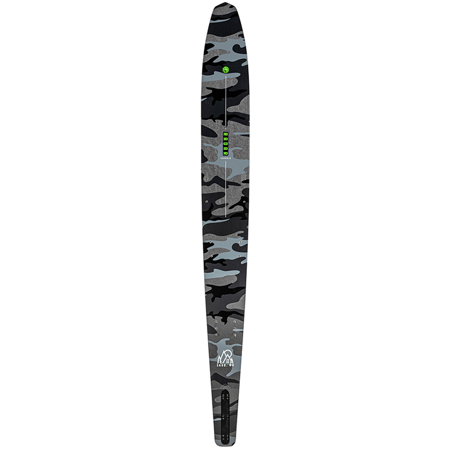 Radar Terrain Waterski - Noir Camo/volt Vert