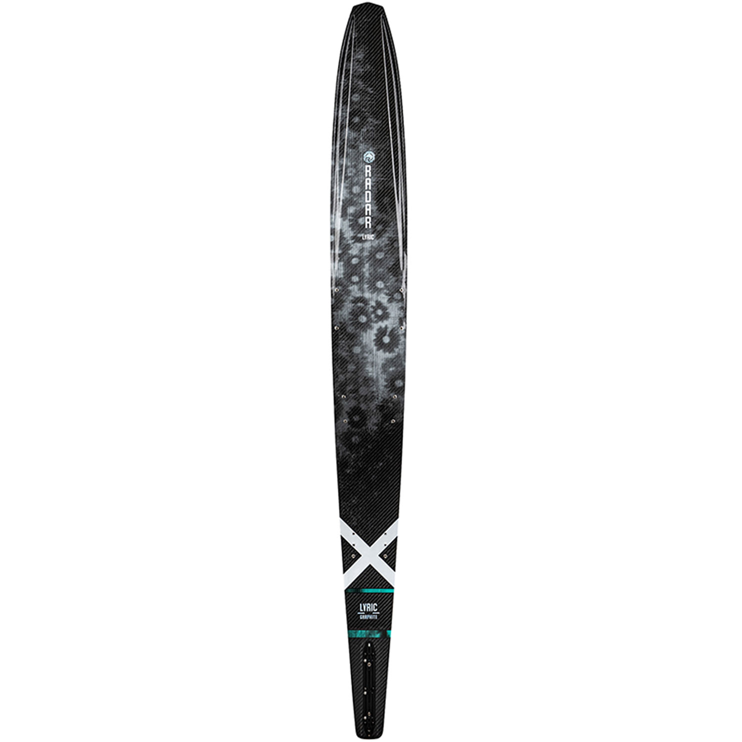 Radar Womens Graphite Lyric Waterski - Carbone/lilas/menthe