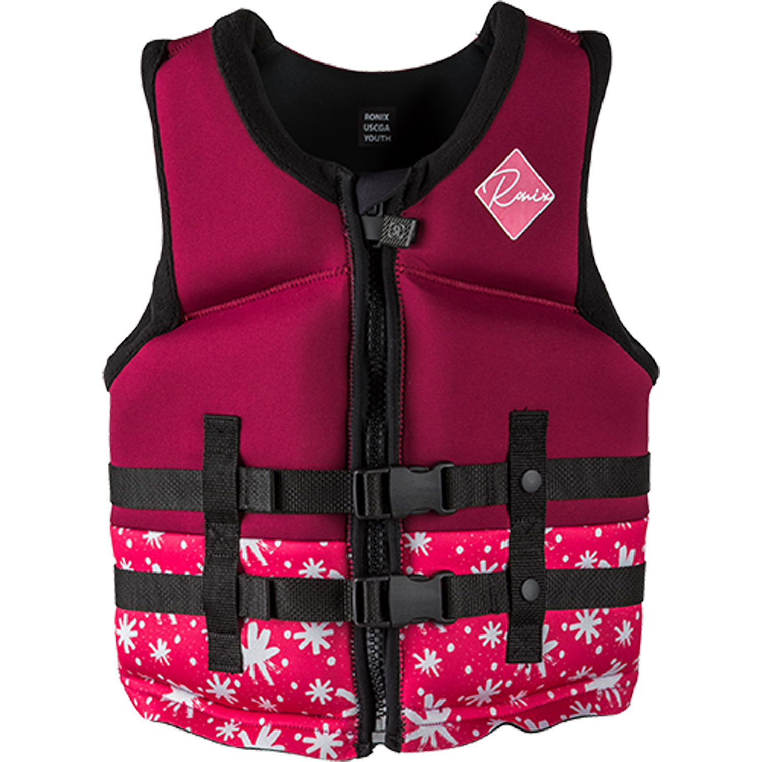 Ronix Girls Laguna Youth Cga Wake Vest - Prune