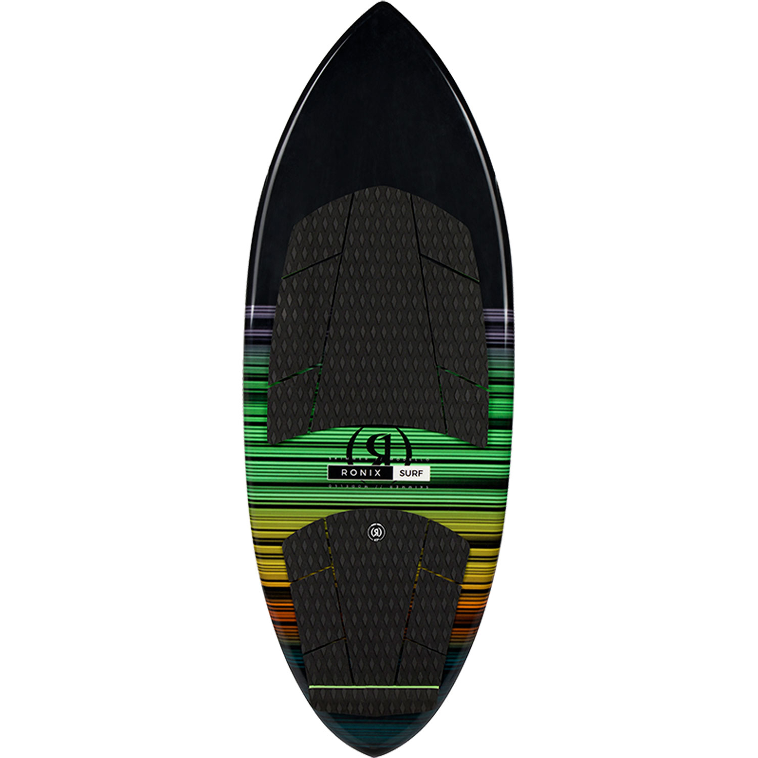 Ronix Modello Skimmer Surfer - Noir/vert/jaune/orange