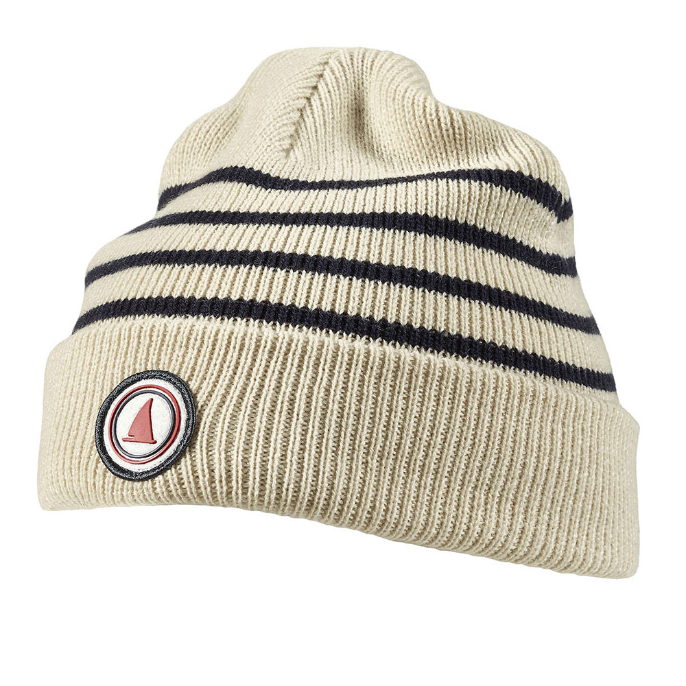 Musto Nautique Beanie - Antique Voile Blanc / Marine Vrai