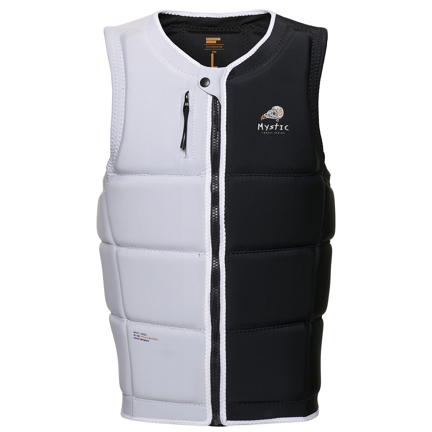 Mystic Peacock Wake Boarding Impact Gilet - Noir/blanc 220150