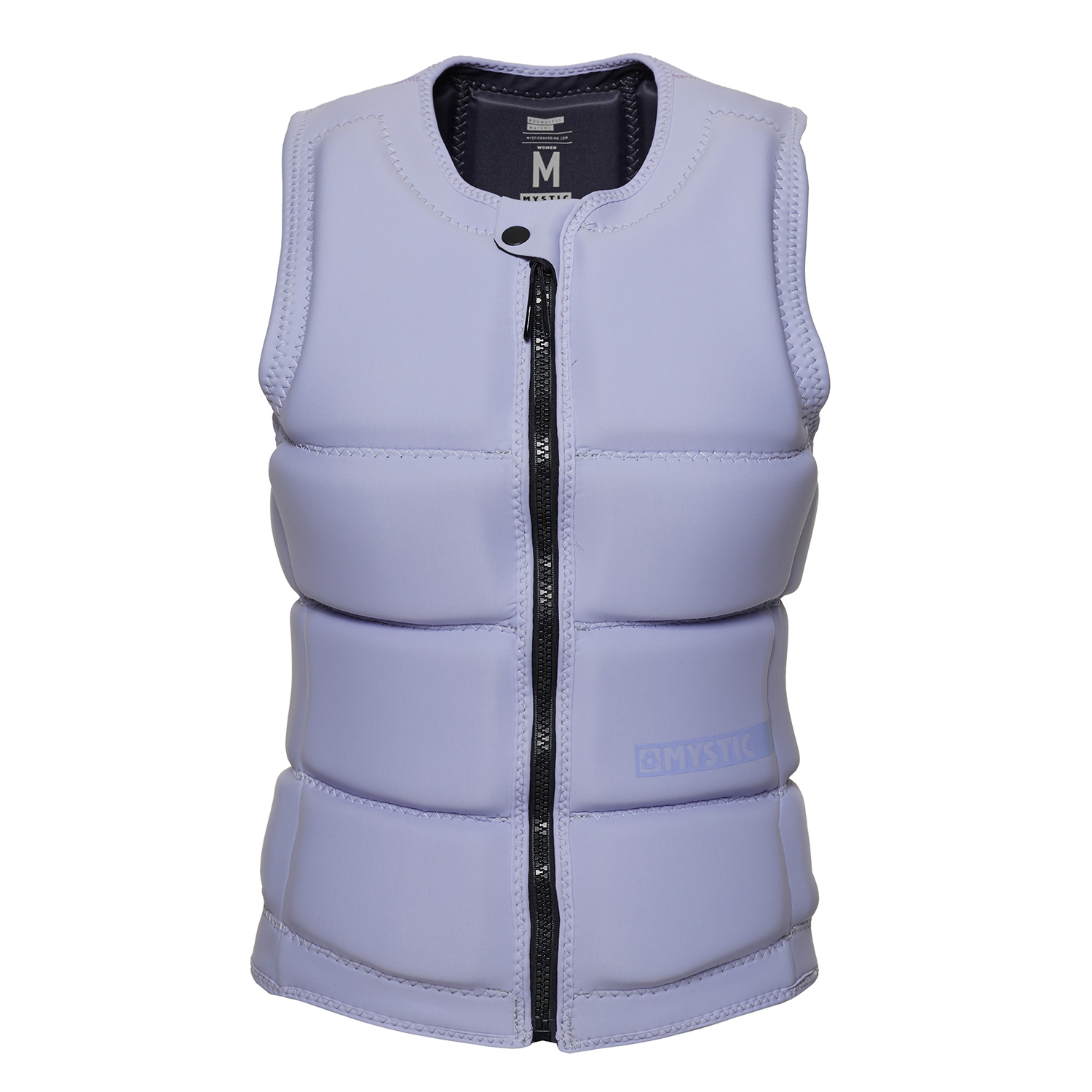 Mystic Womens Star Wake Boarding Front-Zip Impact Gilet - Lilas Pastel