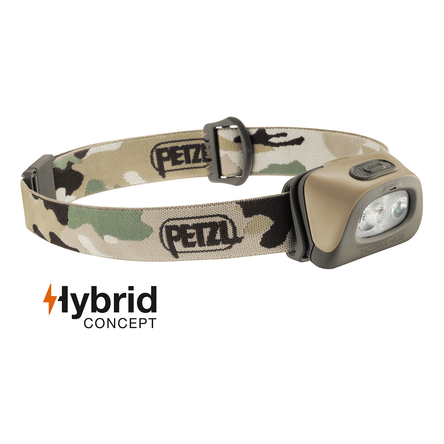 Lampe Frontale Petzl Tactikka® + Hybride Compacte 250L - Camo