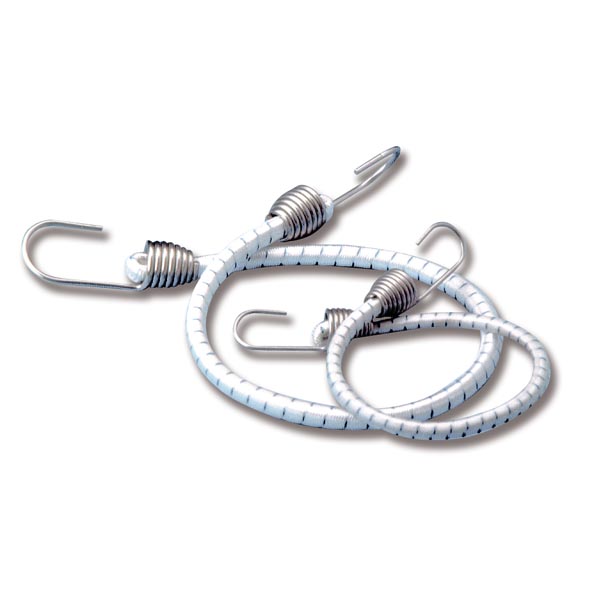 Bainbridge Shock Cord & Stainless Steel Hook - 6Mm X 30Mm - Lot De 10